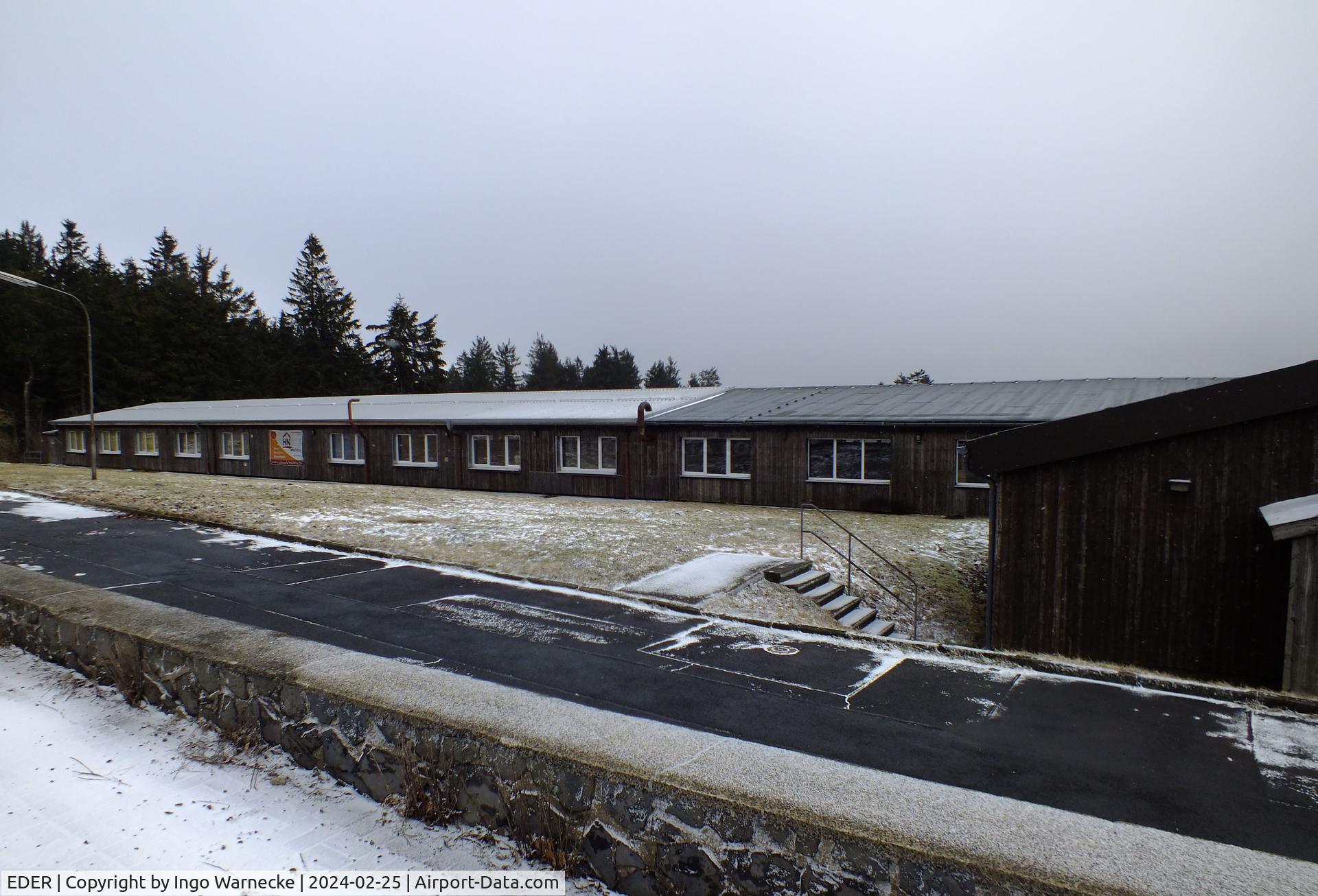 EDER Airport - buildings east of the Groenhoff-Haus (?barracks?) at Gersfeld - Wasserkuppe airfield