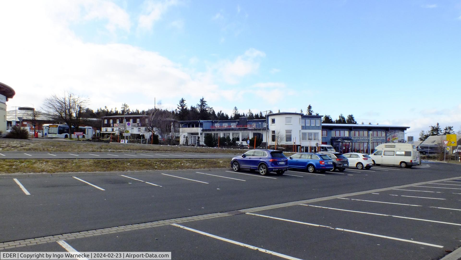 EDER Airport - museum, hotels and Flugcenter Wasserkuppe at Gersfeld - Wasserkuppe airfield