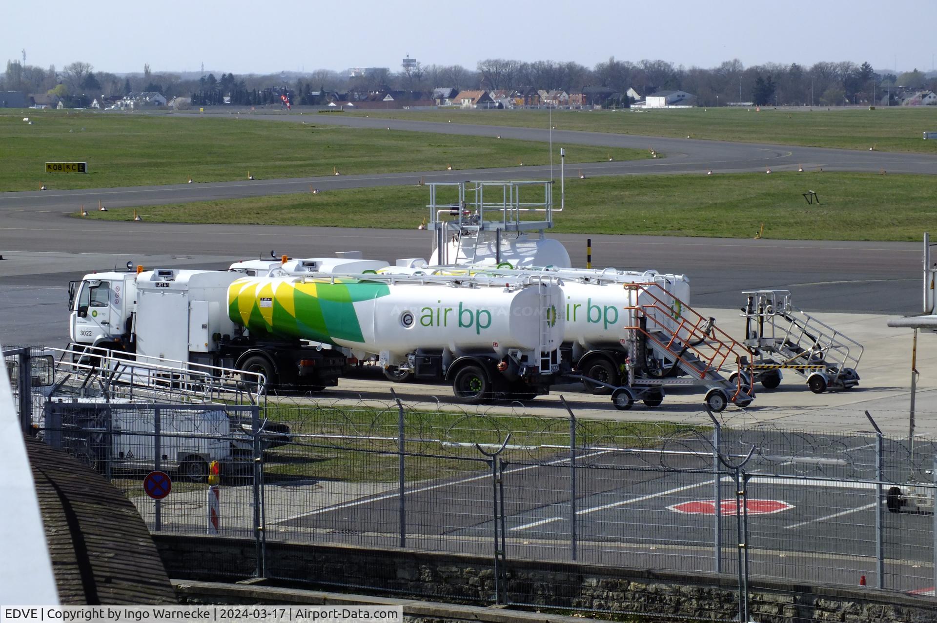 Braunschweig-Wolfsburg Regional Airport, Braunschweig, Lower Saxony Germany (EDVE) - airport fuel trucks at Braunschweig/Wolfsburg airport, BS/Waggum #v