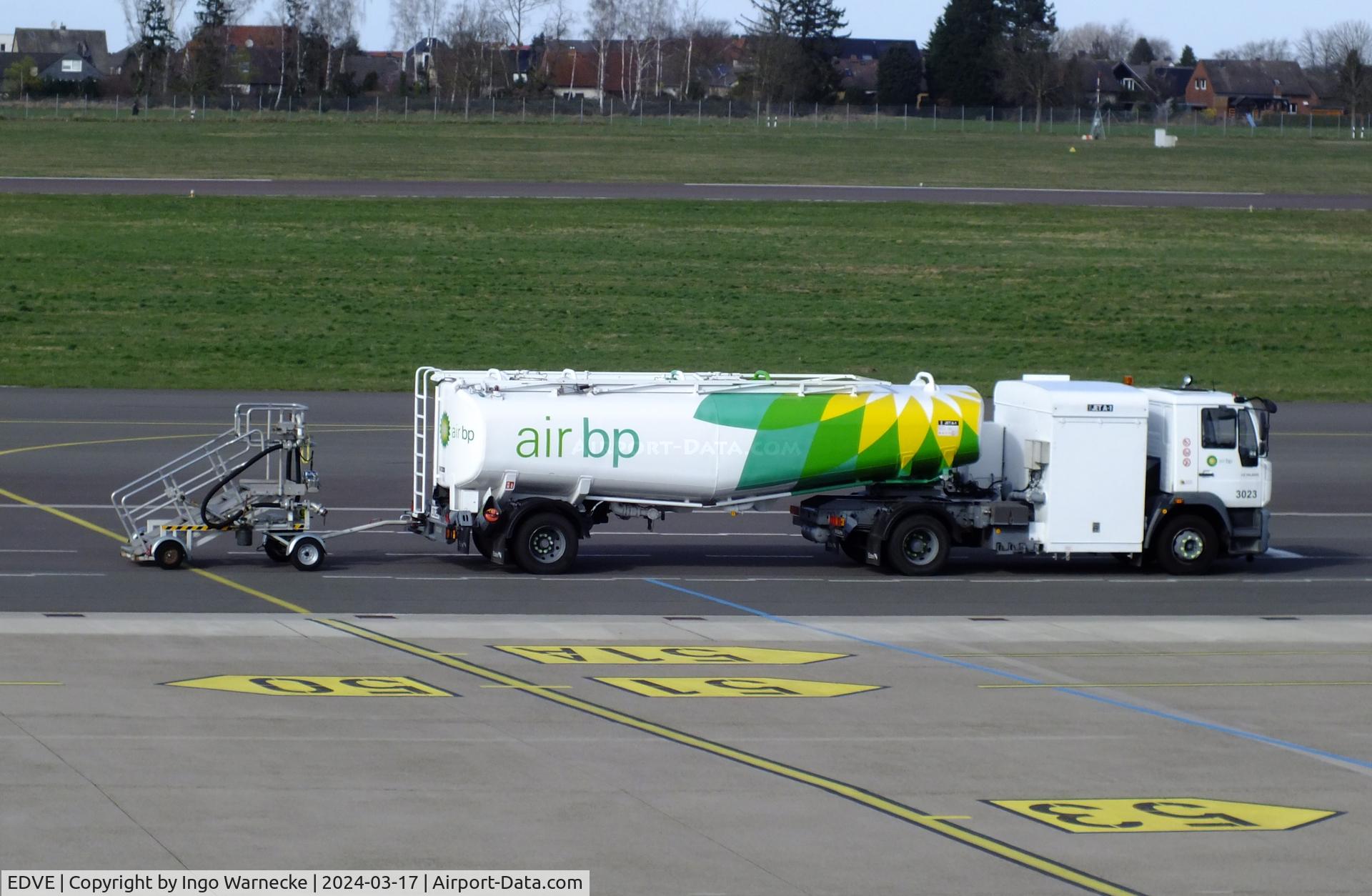 Braunschweig-Wolfsburg Regional Airport, Braunschweig, Lower Saxony Germany (EDVE) - airport fuel truck at Braunschweig/Wolfsburg airport, BS/Waggum #v
