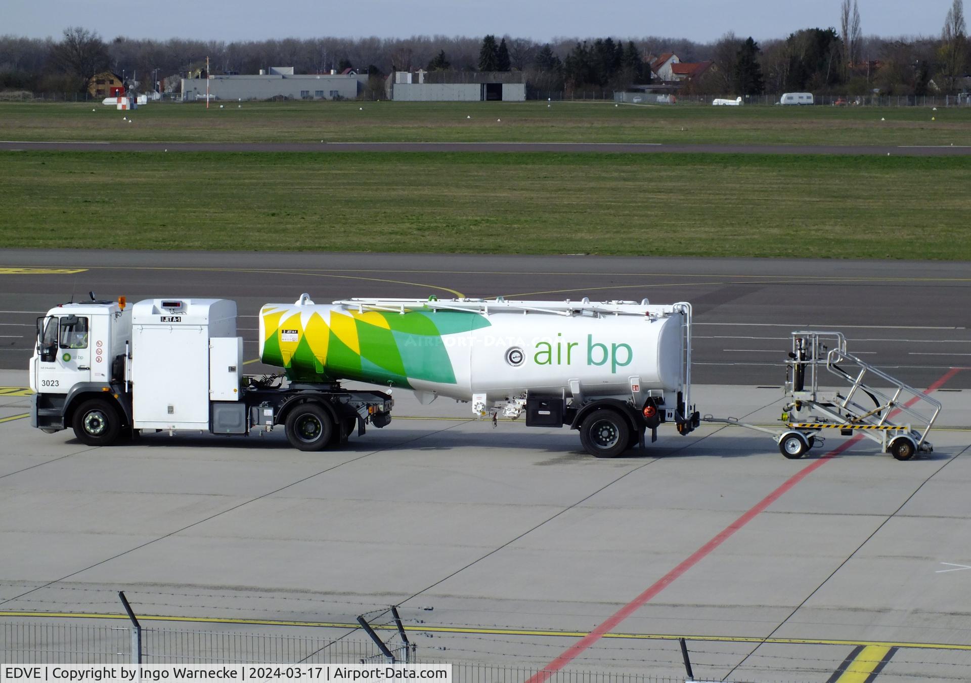 Braunschweig-Wolfsburg Regional Airport, Braunschweig, Lower Saxony Germany (EDVE) - airport fuel truck at Braunschweig/Wolfsburg airport, BS/Waggum #v