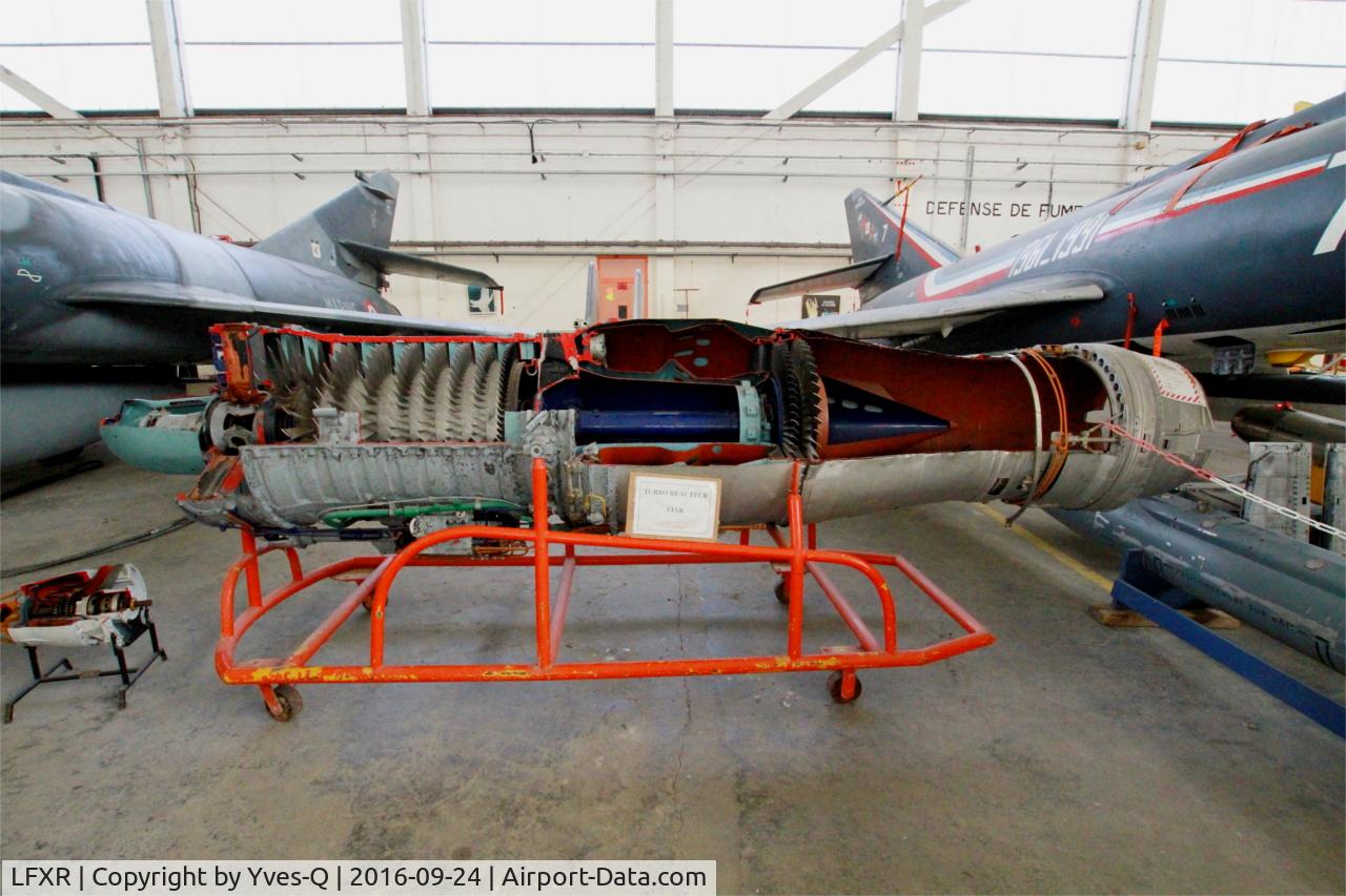 LFXR Airport - turbojet Atar, Naval Aviation Museum, Rochefort-Soubise airport (LFXR)