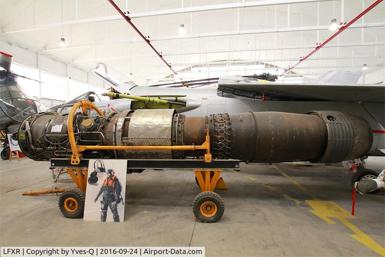 LFXR Airport - Pratt & Whitney J57-P-20, Naval Aviation Museum, Rochefort-Soubise airport (LFXR)