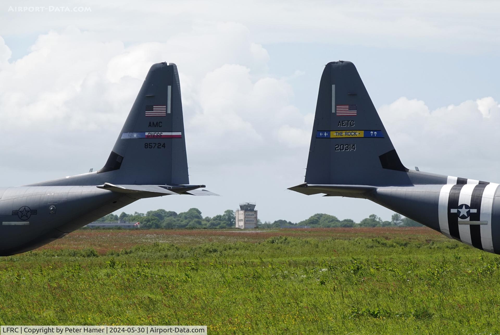 Cherbourg Maupertus Airport, Cherbourg France (LFRC) - 80th anniversary of D-Day at Cherbourg.