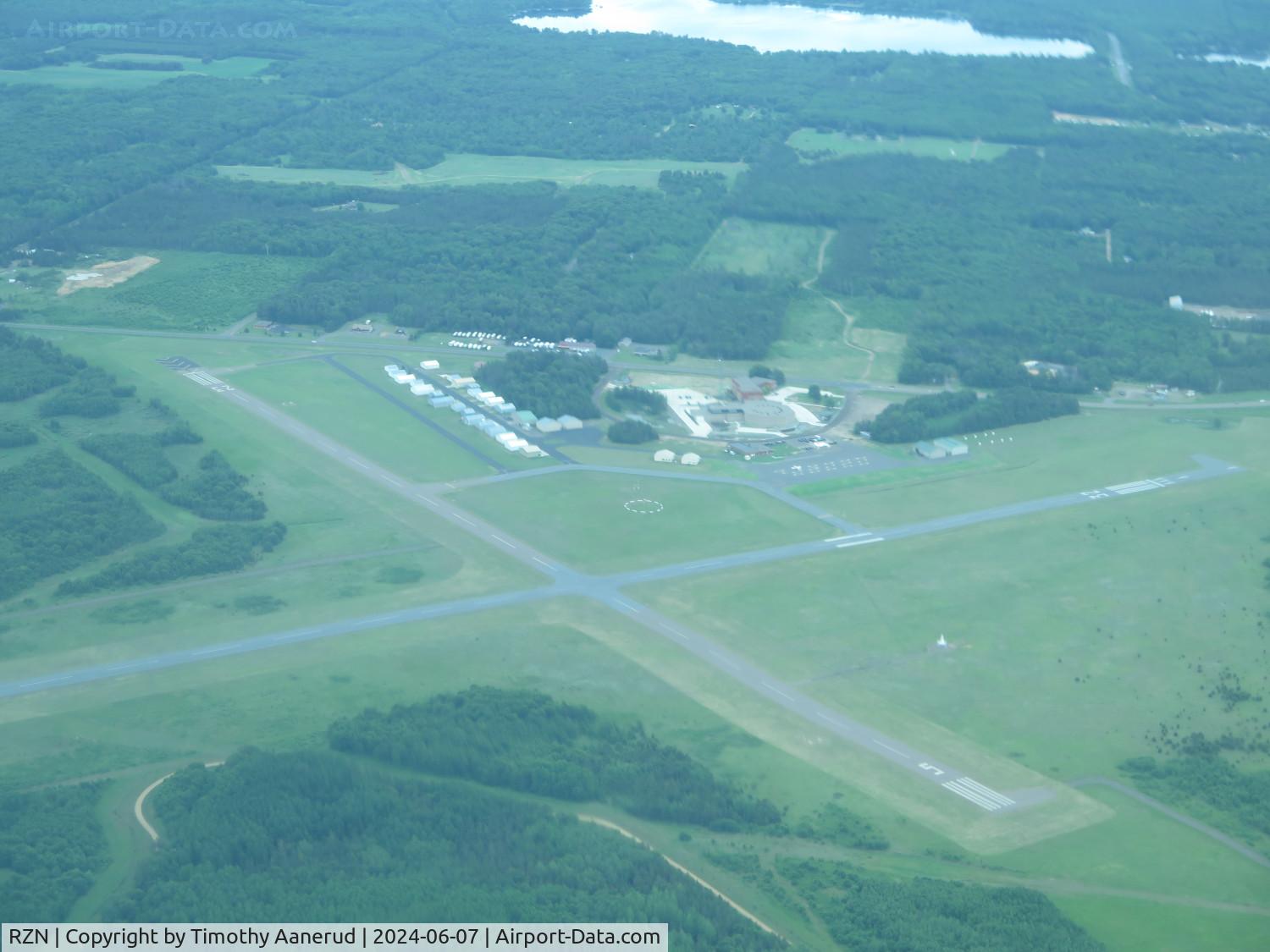 Burnett County Airport (RZN) - Burnett County airport, Siren WI