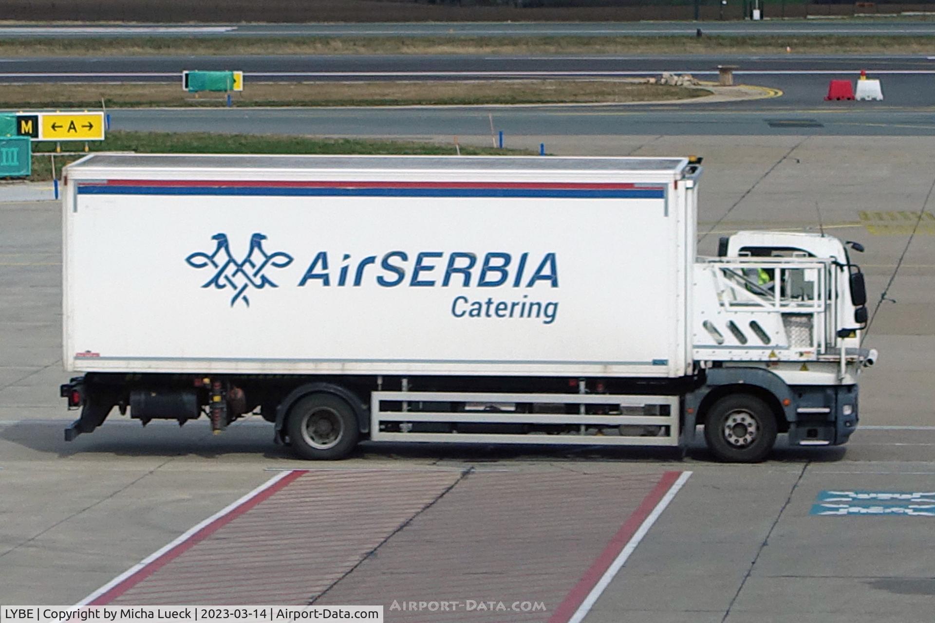 Belgrade Nikola Tesla International Airport, Belgrade Serbia (LYBE) - Air Serbia Catering