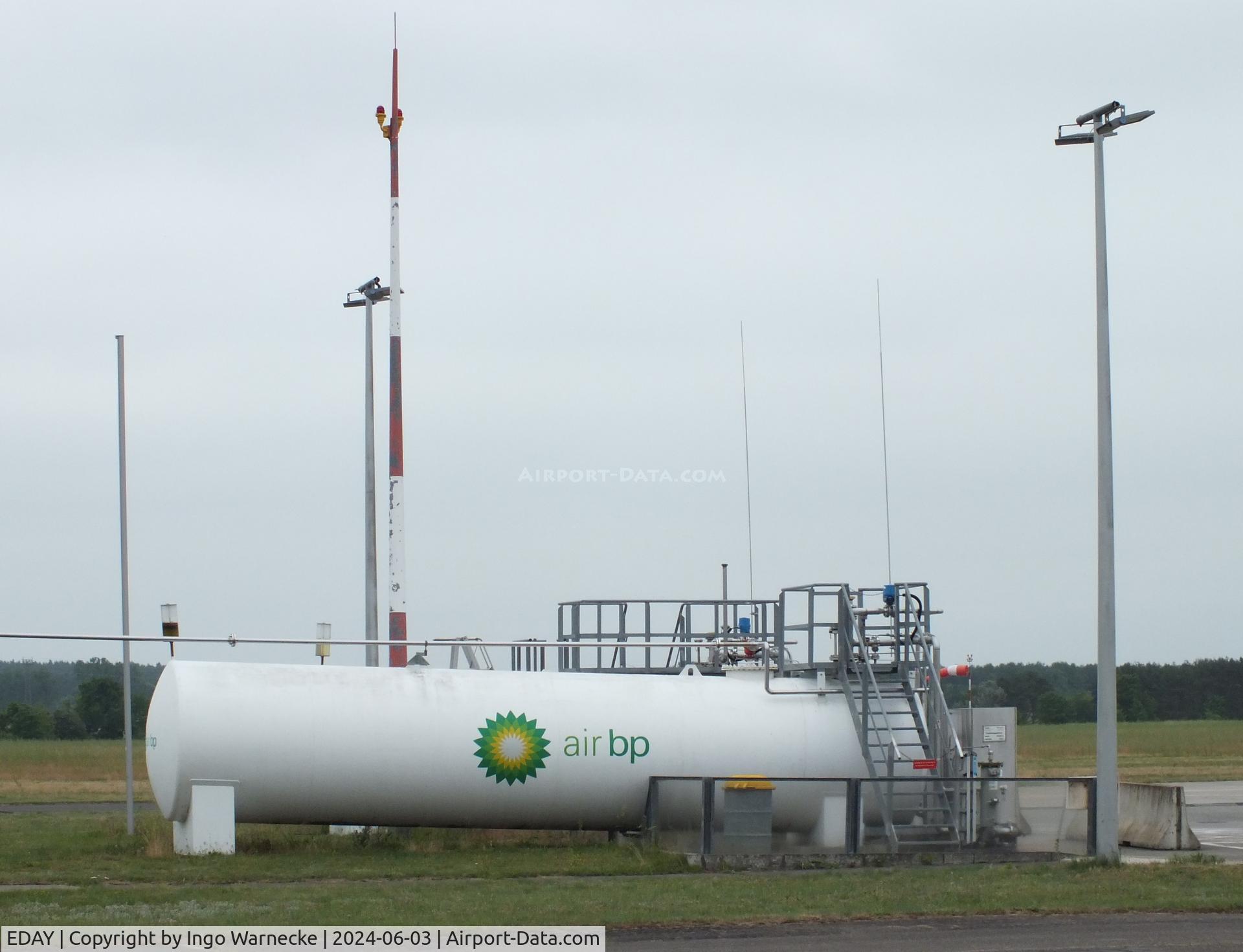 EDAY Airport - airfield fuelling station at Strausberg airfield