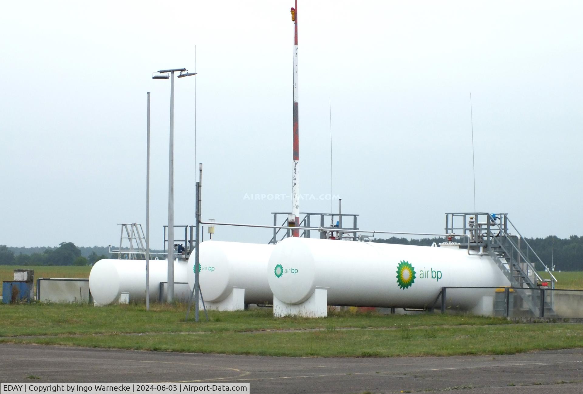 EDAY Airport - airfield fuelling station at Strausberg airfield
