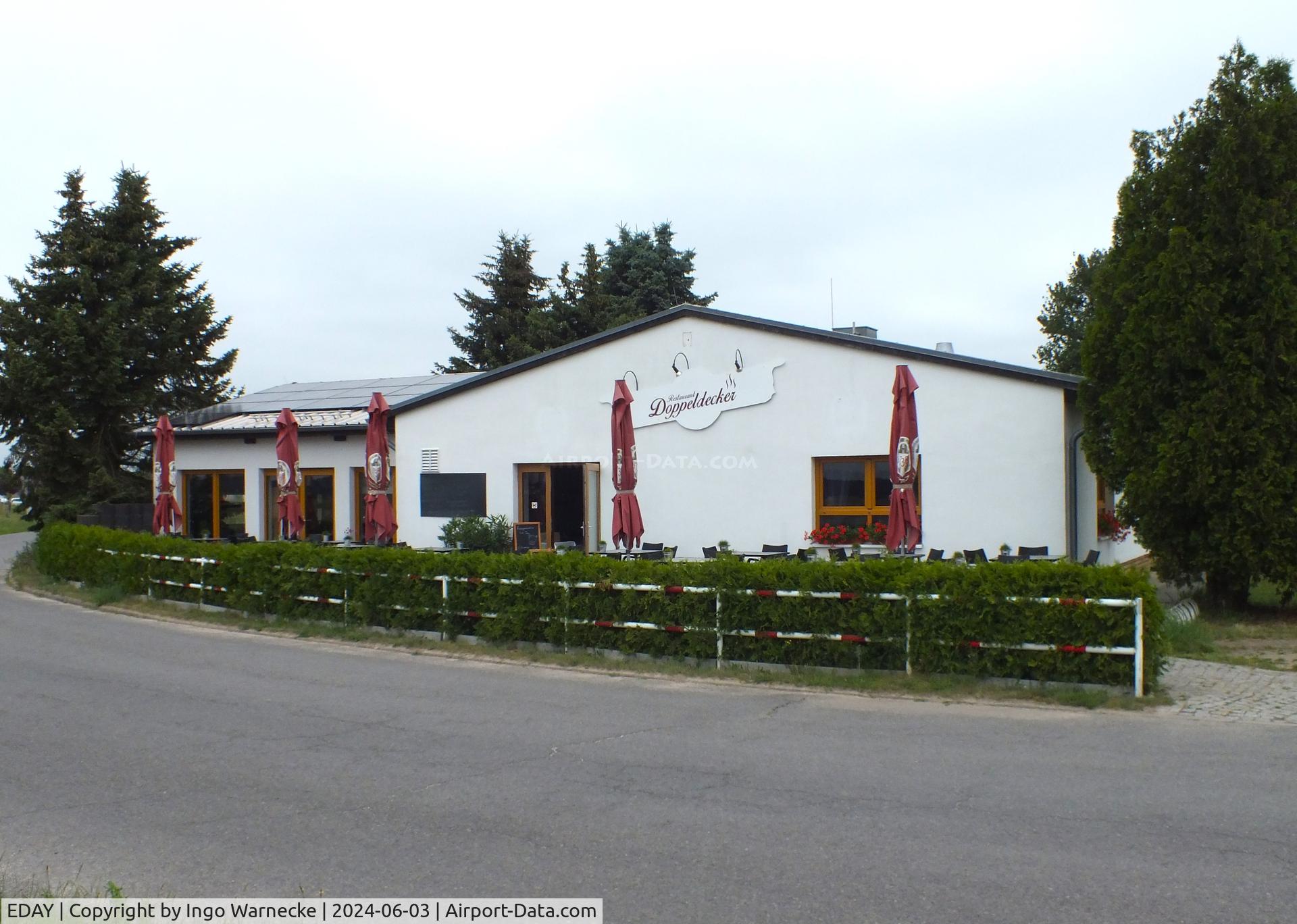 EDAY Airport - airfield restaurant at Strausberg airfield