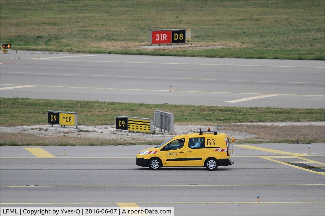 Marseille Provence Airport, Marseille France (LFML) - Runway control, Marseille-Provence airport (LFML-MRS)