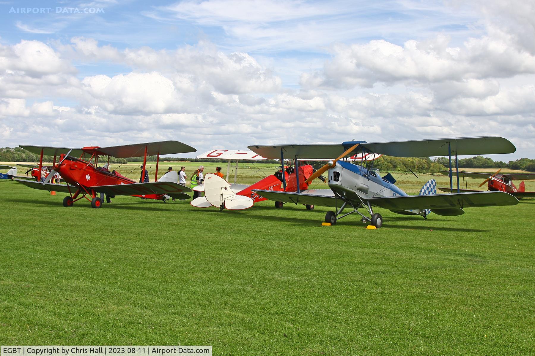 Turweston Aerodrome Airport, Turweston, England United Kingdom (EGBT) - De Havilland Moth Rally