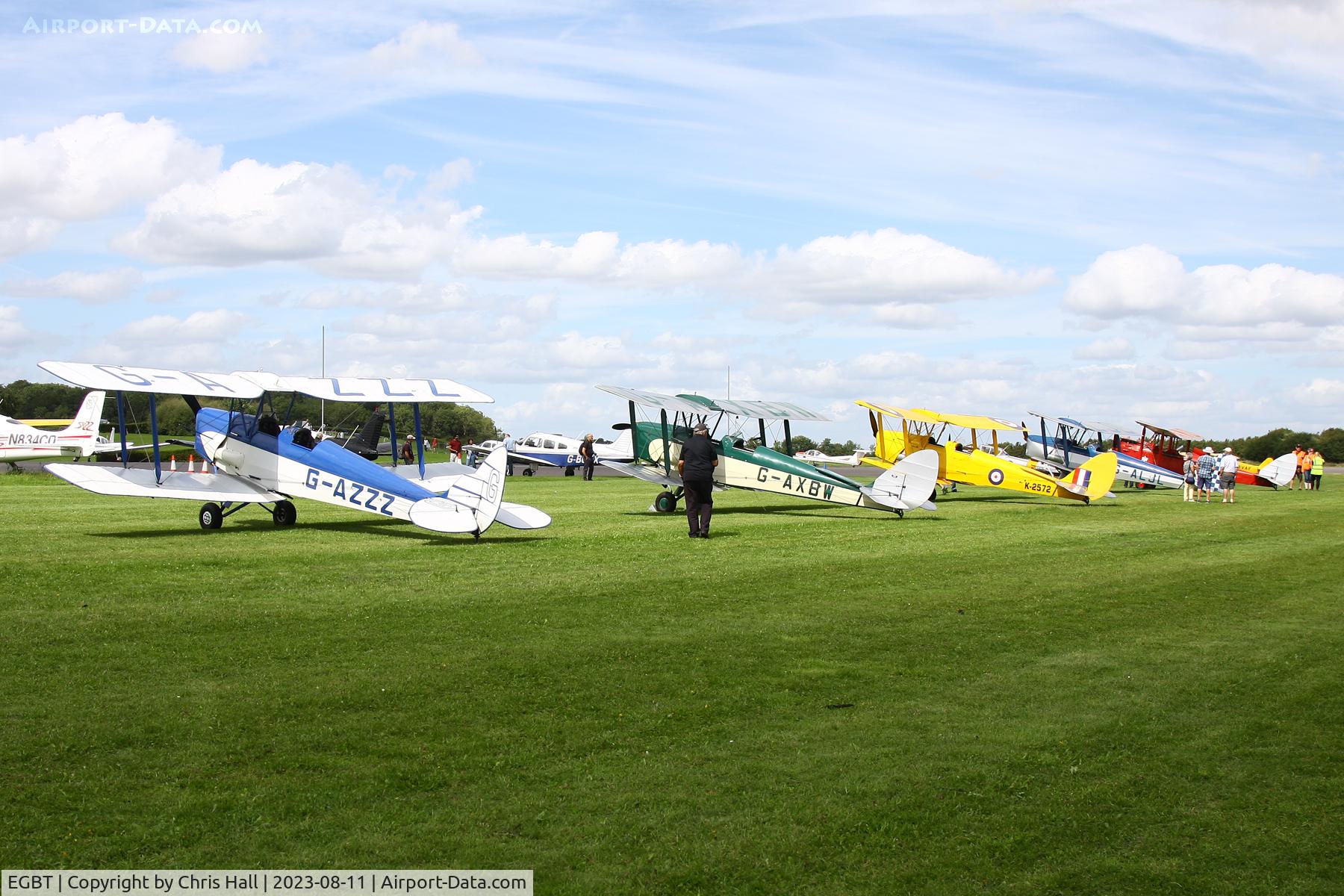 Turweston Aerodrome Airport, Turweston, England United Kingdom (EGBT) - De Havilland Moth Rally