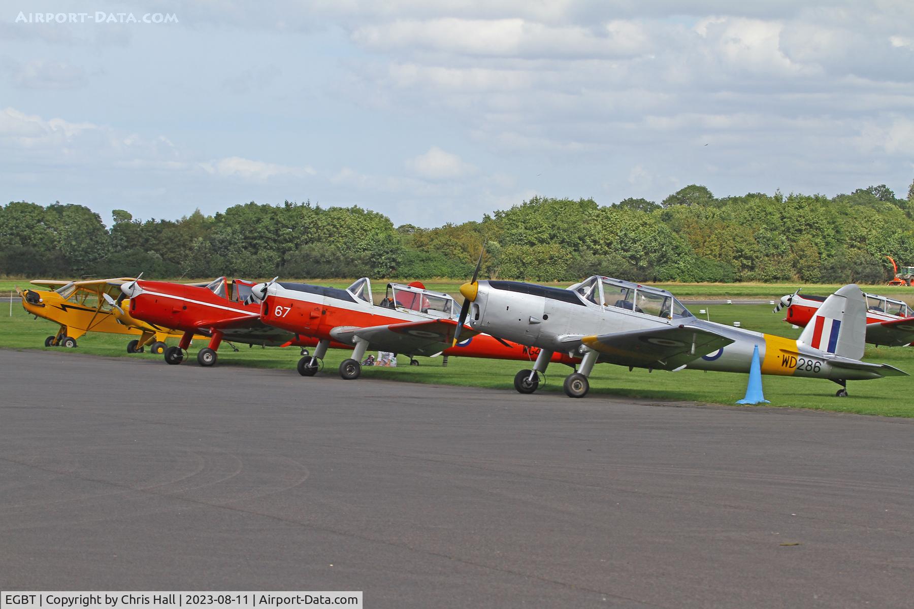 Turweston Aerodrome Airport, Turweston, England United Kingdom (EGBT) - De Havilland Moth Rally