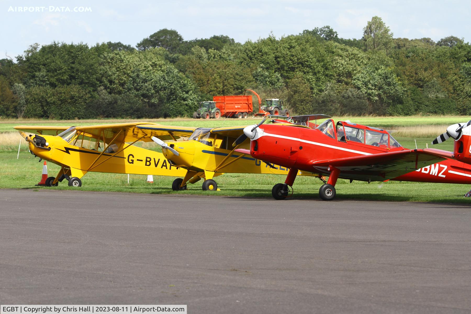 Turweston Aerodrome Airport, Turweston, England United Kingdom (EGBT) - De Havilland Moth Rally
