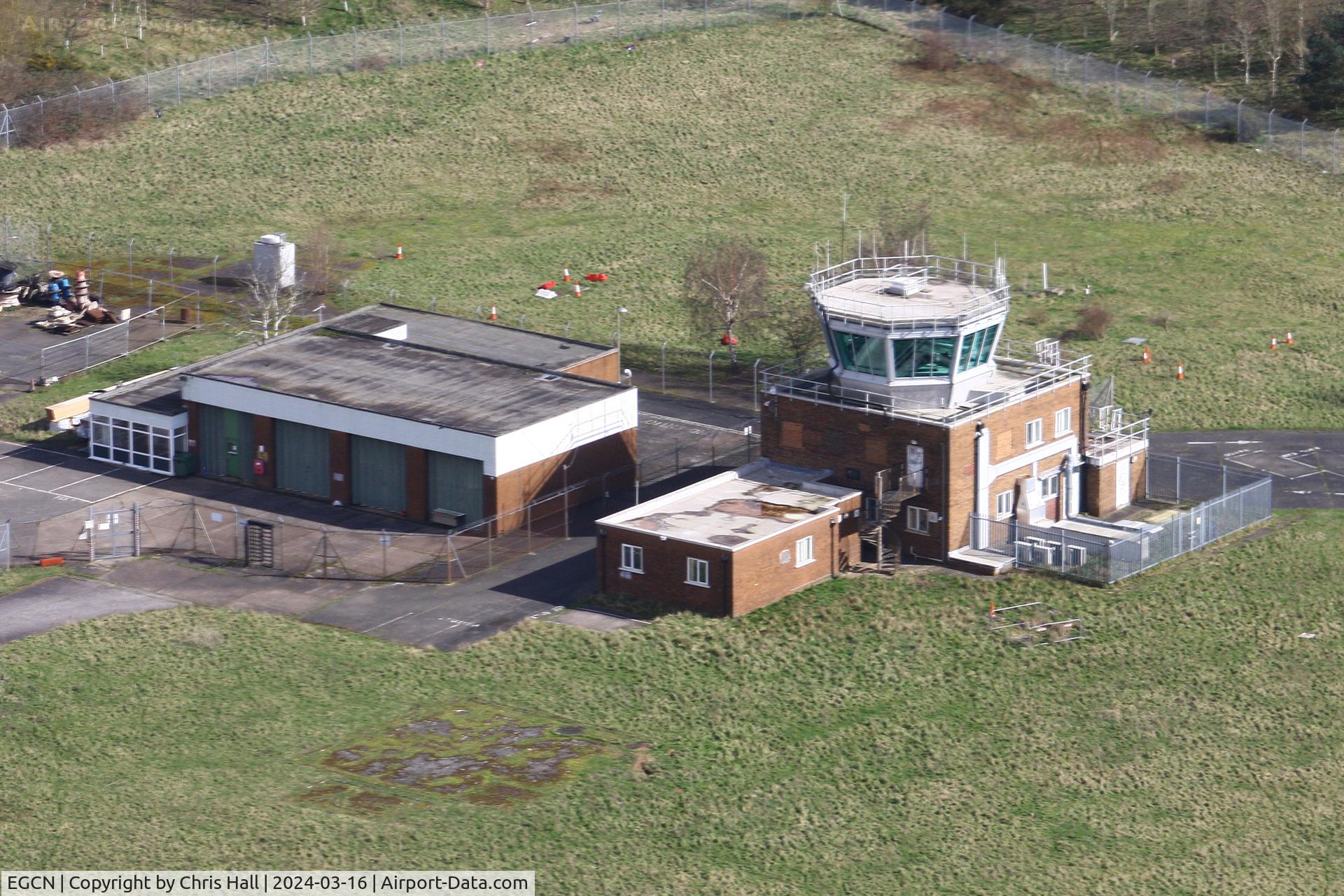 Robin Hood Airport Doncaster Sheffield, South Yorkshire, England United Kingdom (EGCN) - Control Tower at Doncaster Robin Hood Airport
