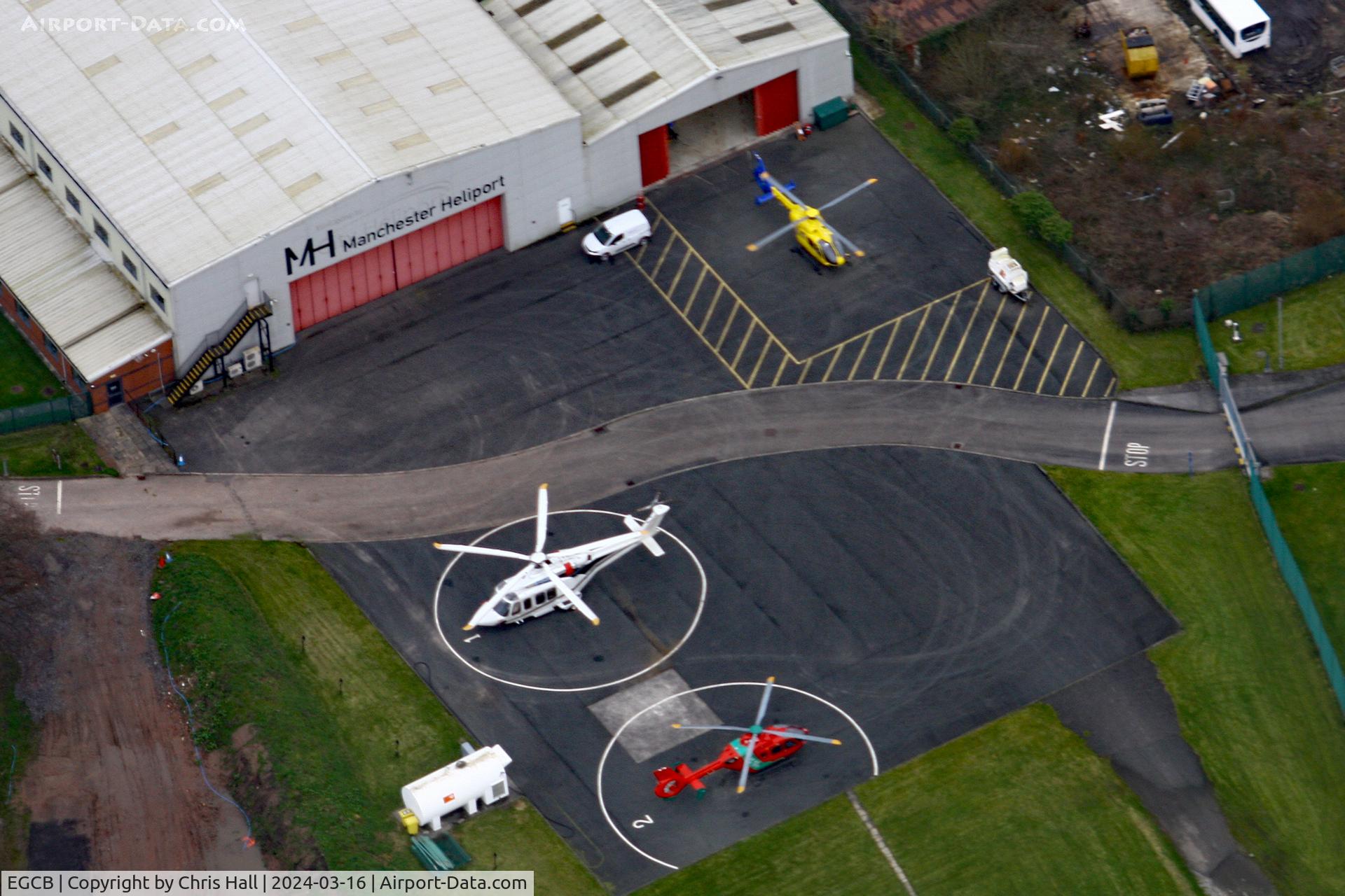 City Airport Manchester, Manchester, England United Kingdom (EGCB) - Manchester Heliport, Barton