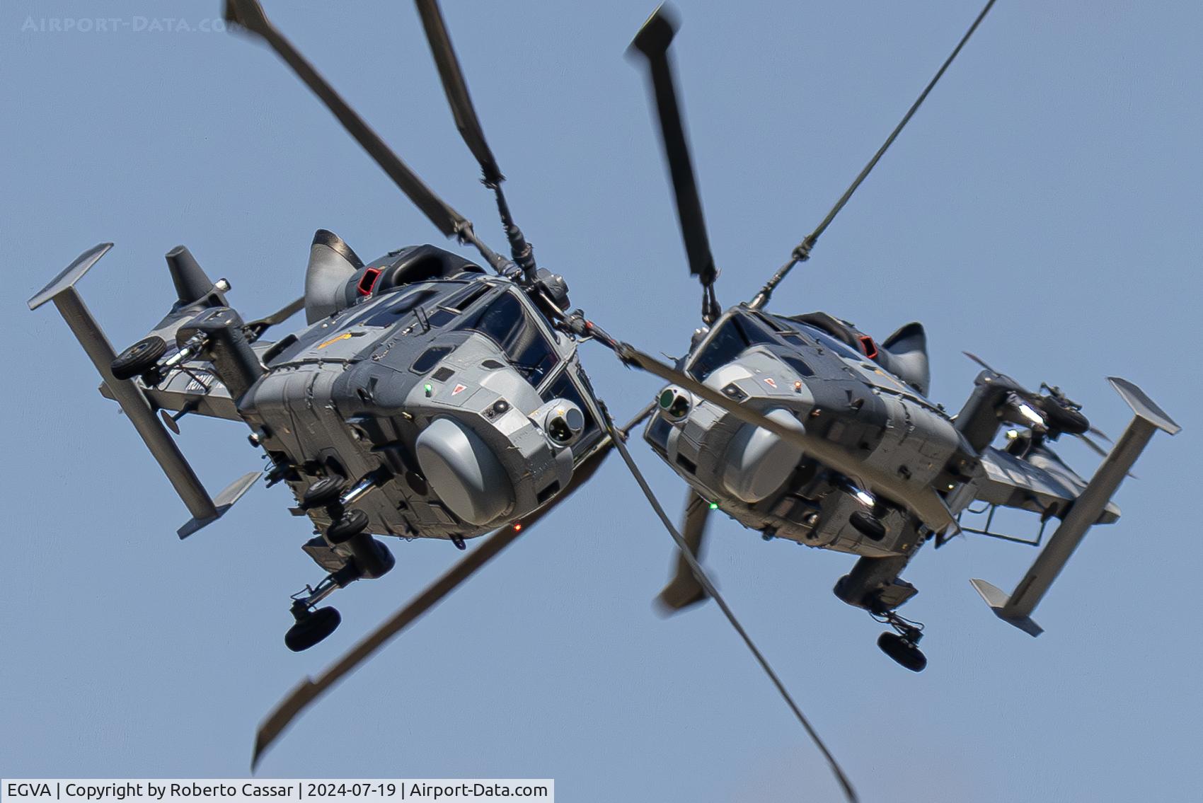RAF Fairford Airport, Fairford, England United Kingdom (EGVA) - Wildcats display at the Royal International Air Tattoo 2024