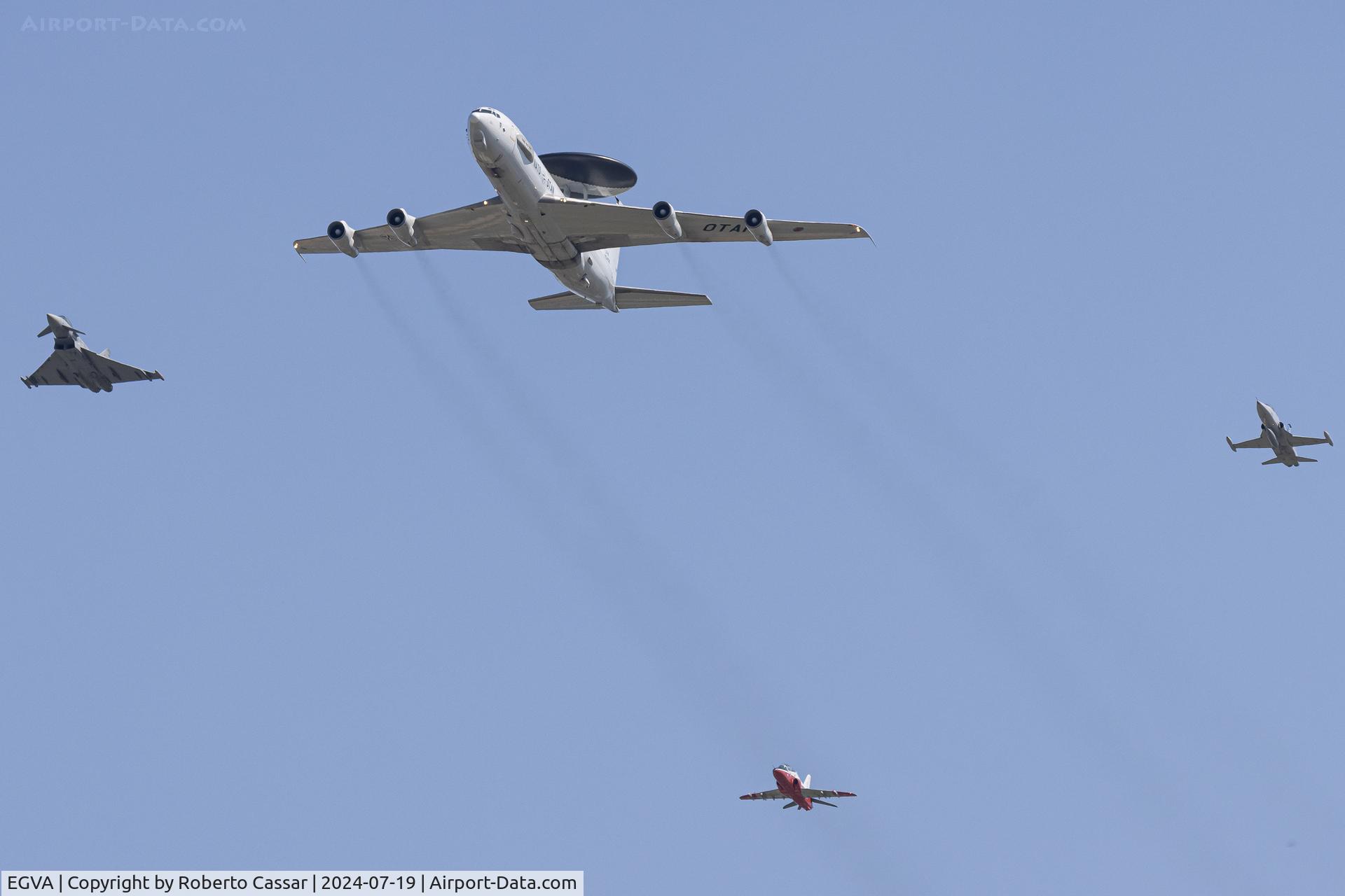 RAF Fairford Airport, Fairford, England United Kingdom (EGVA) - NATO 75 Years Flypast at the Royal International Air Tattoo 2024