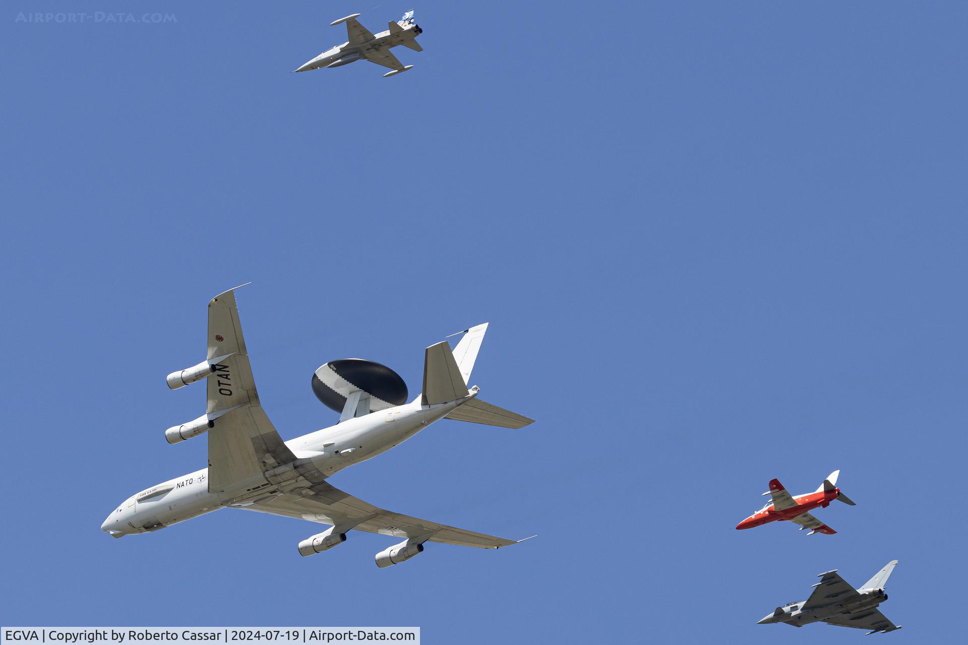 RAF Fairford Airport, Fairford, England United Kingdom (EGVA) - NATO 75 Years Flypast at the Royal International Air Tattoo 2024