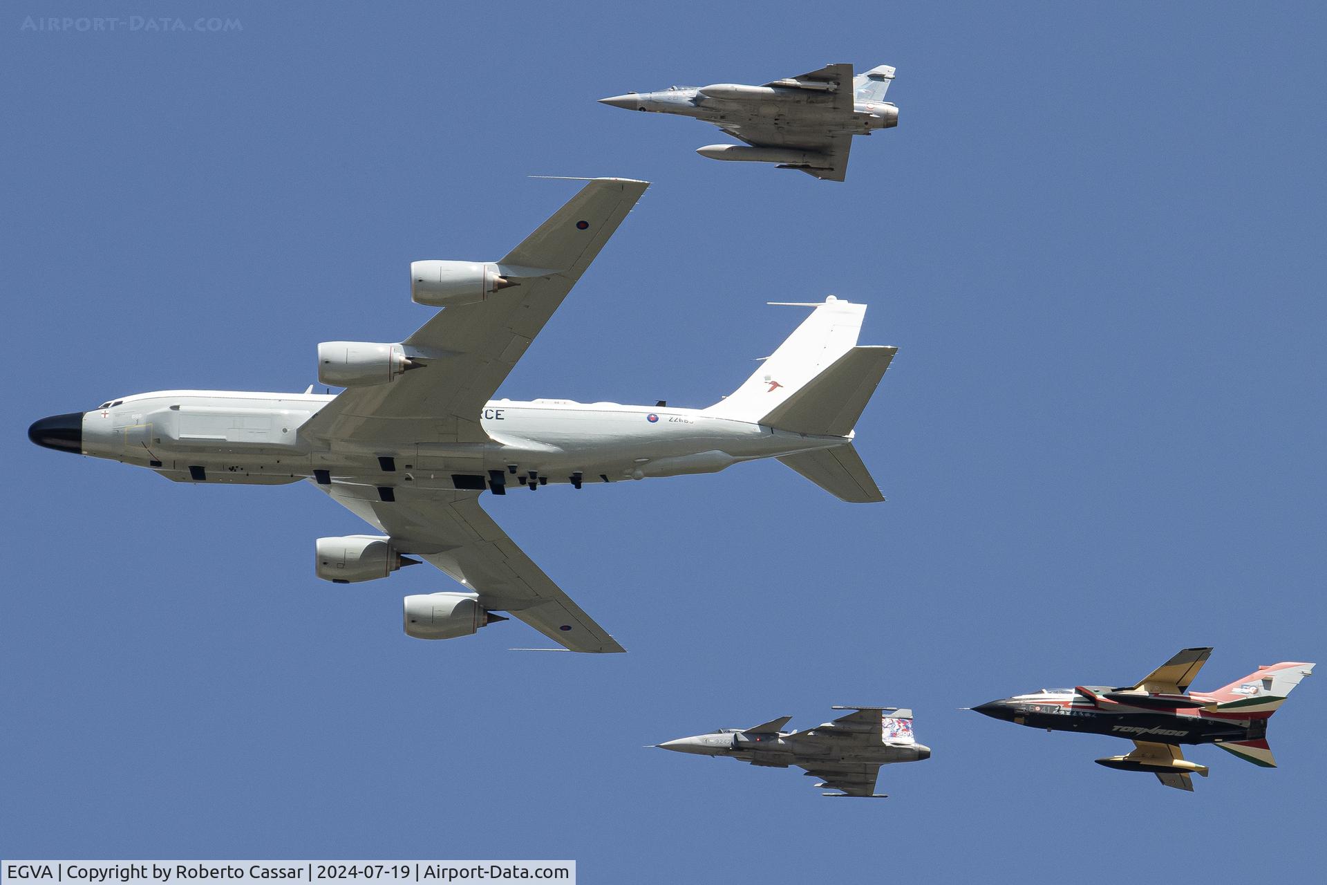 RAF Fairford Airport, Fairford, England United Kingdom (EGVA) - NATO 75 Years Flypast at the Royal International Air Tattoo 2024