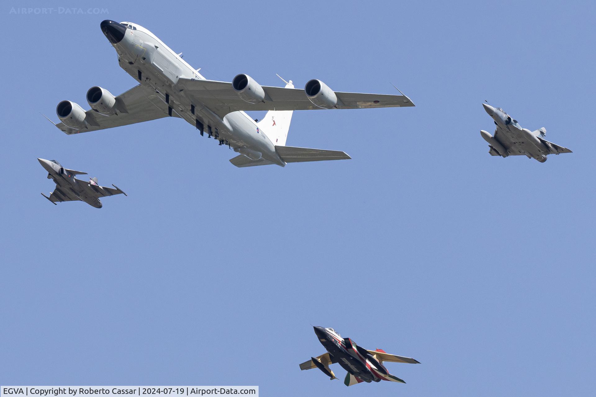 RAF Fairford Airport, Fairford, England United Kingdom (EGVA) - NATO 75 Years Flypast at the Royal International Air Tattoo 2024
