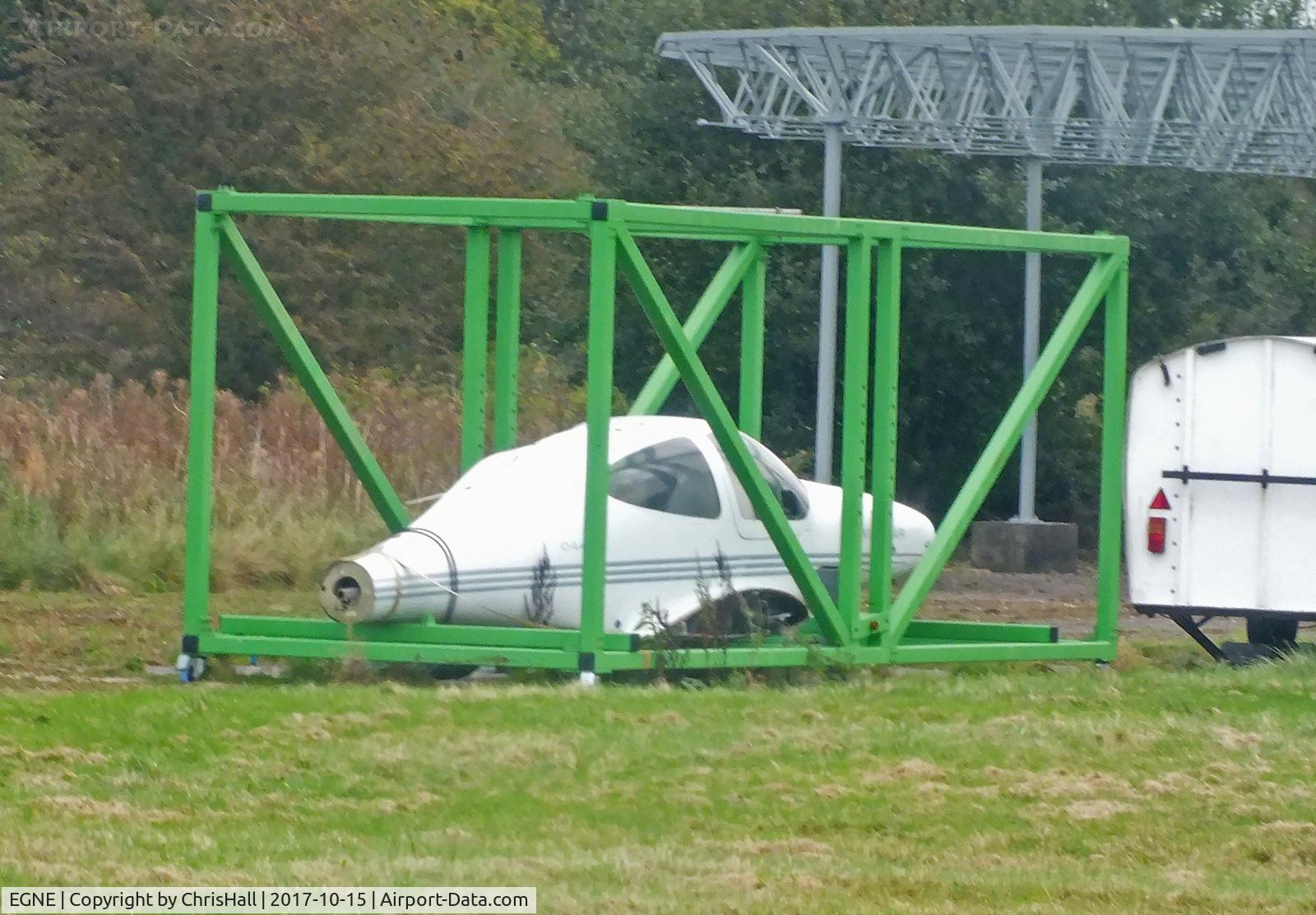 Gamston Airport, Retford, England United Kingdom (EGNE) - Diamond DA-40 airframe at Gamston