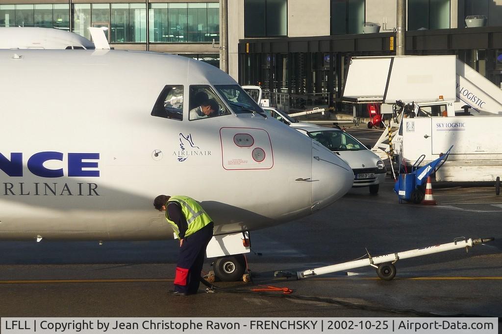 Lyon Saint-Exupéry Airport (formerly Satolas Airport), Lyon France (LFLL) - ATR42 Airliner