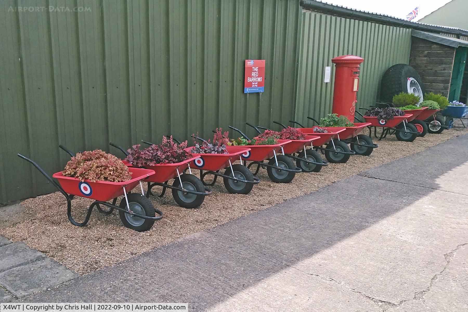 X4WT Airport - The Red Barrows at the Newark Air Museum