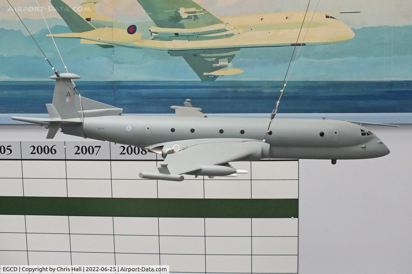 Woodford Aerodrome Airport, Stockport, England United Kingdom (EGCD) - Nimrod MRA.4 model, Avro Aviation Heritage Museum