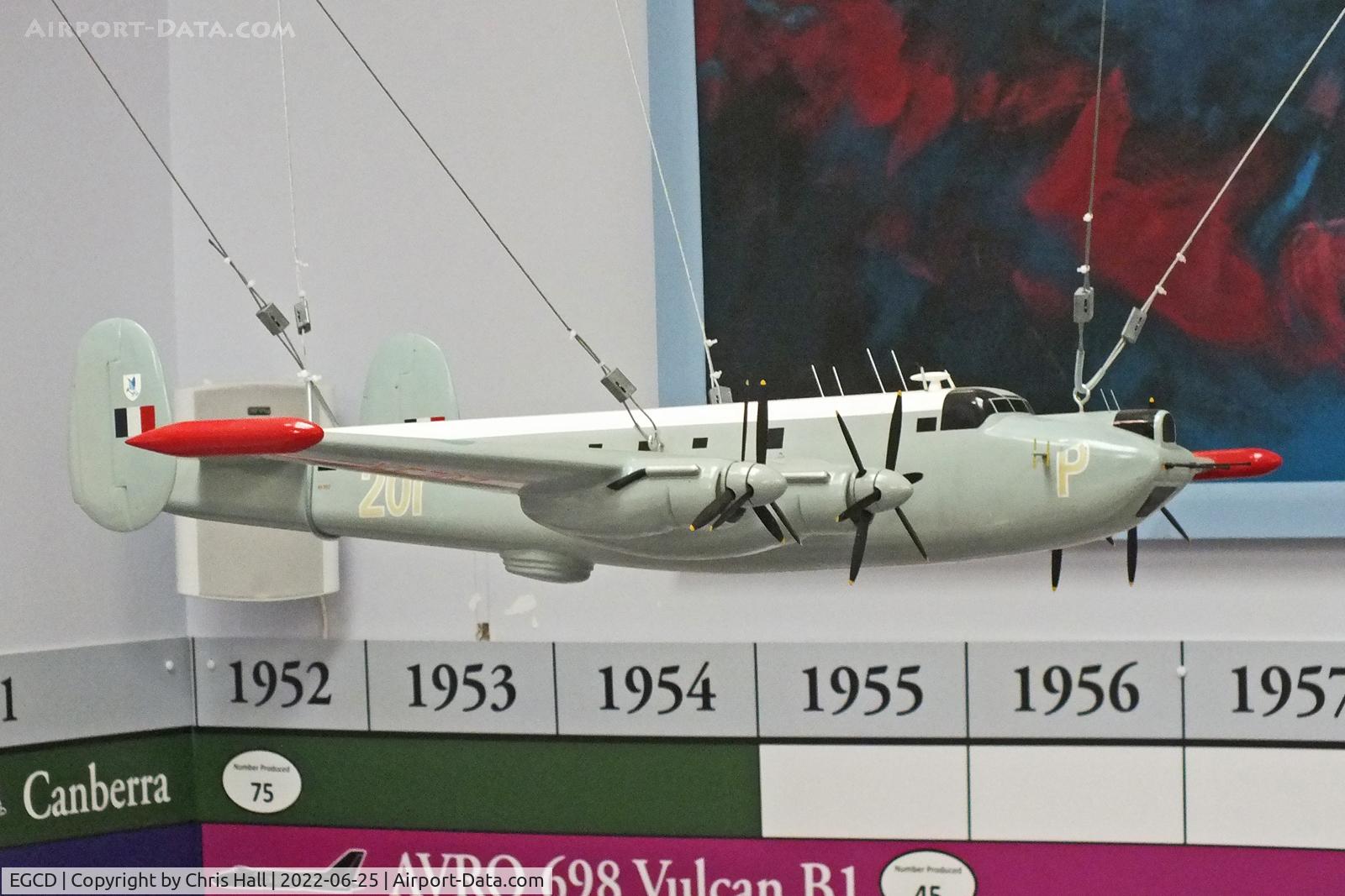Woodford Aerodrome Airport, Stockport, England United Kingdom (EGCD) - Avro Shackleton model at the Avro Aviation Heritage Museum