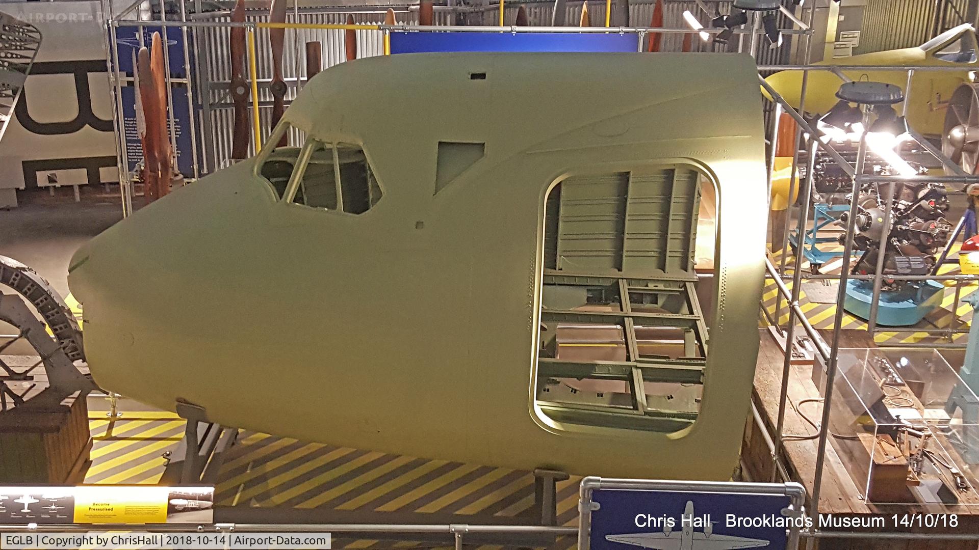 EGLB Airport - Vickers Viscount cockpit at the Brooklands Museum