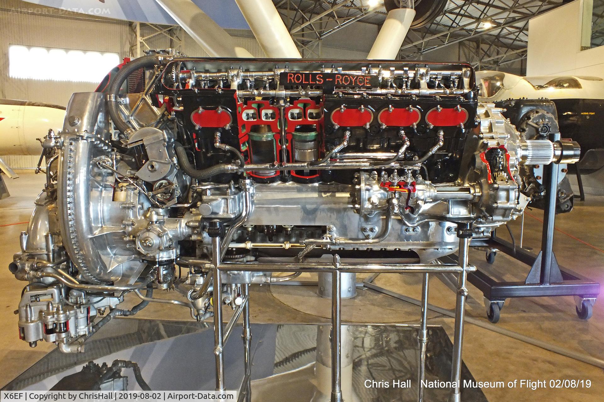 X6EF Airport - Rolls Royce Merlin at the National Museum of Flight, East Fortune