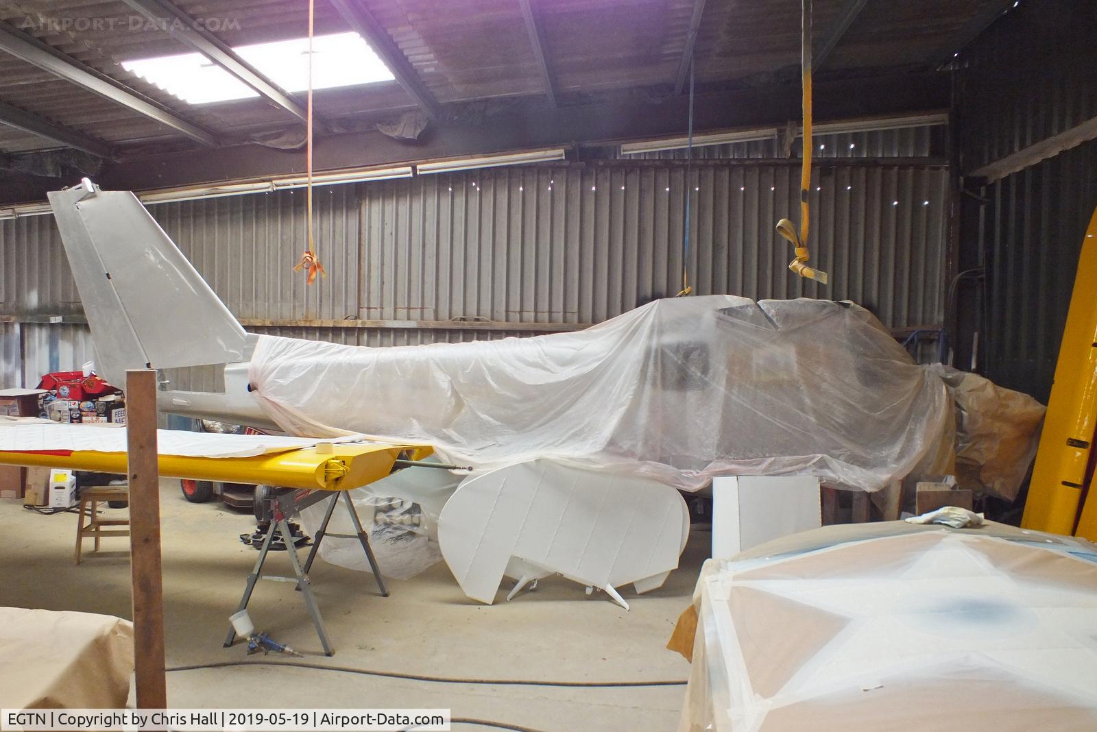 EGTN Airport - Cessna airframe at Enstone