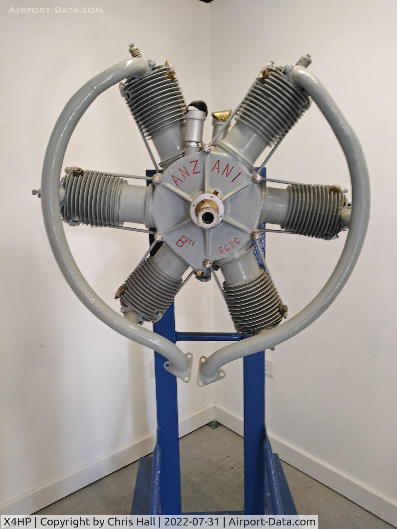 X4HP Airport - Anzani 5 cylinder Radial at Hooton Park