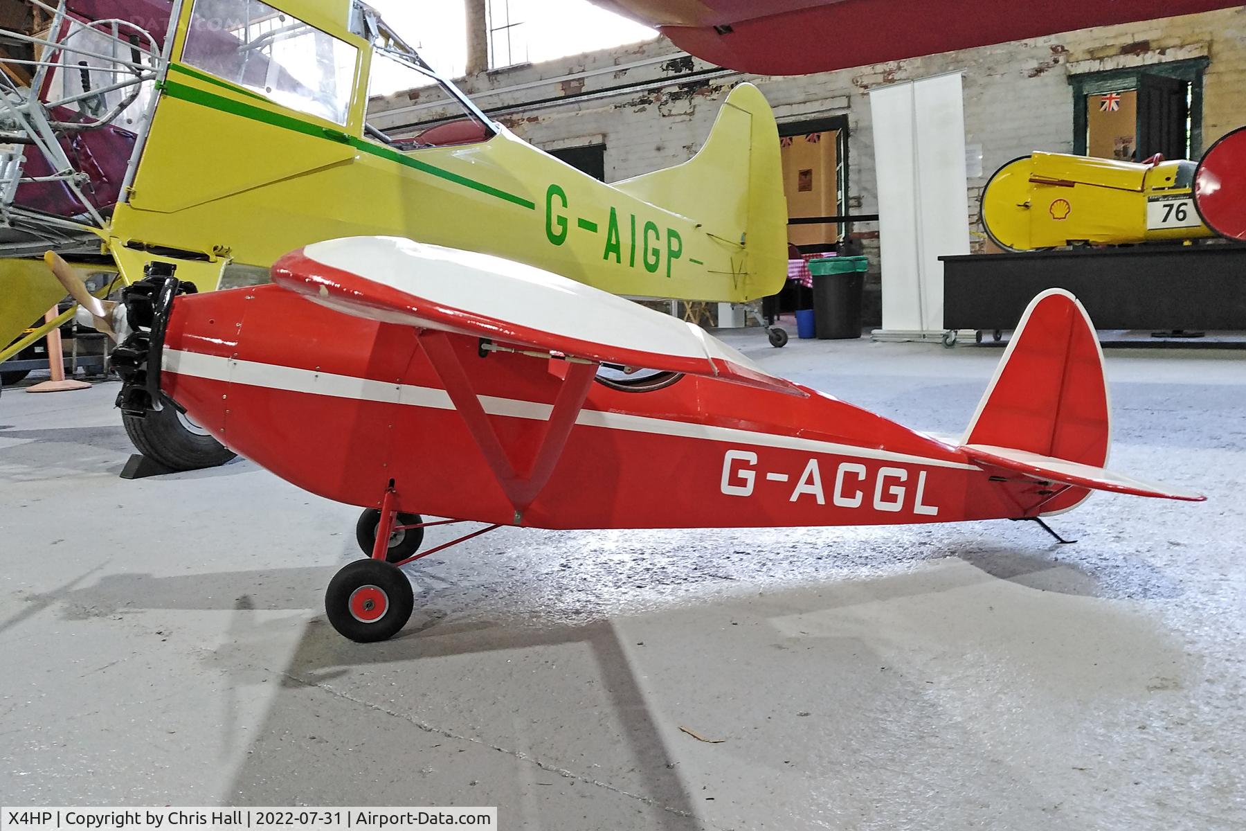 X4HP Airport - Comper Swift model at Hooton Park