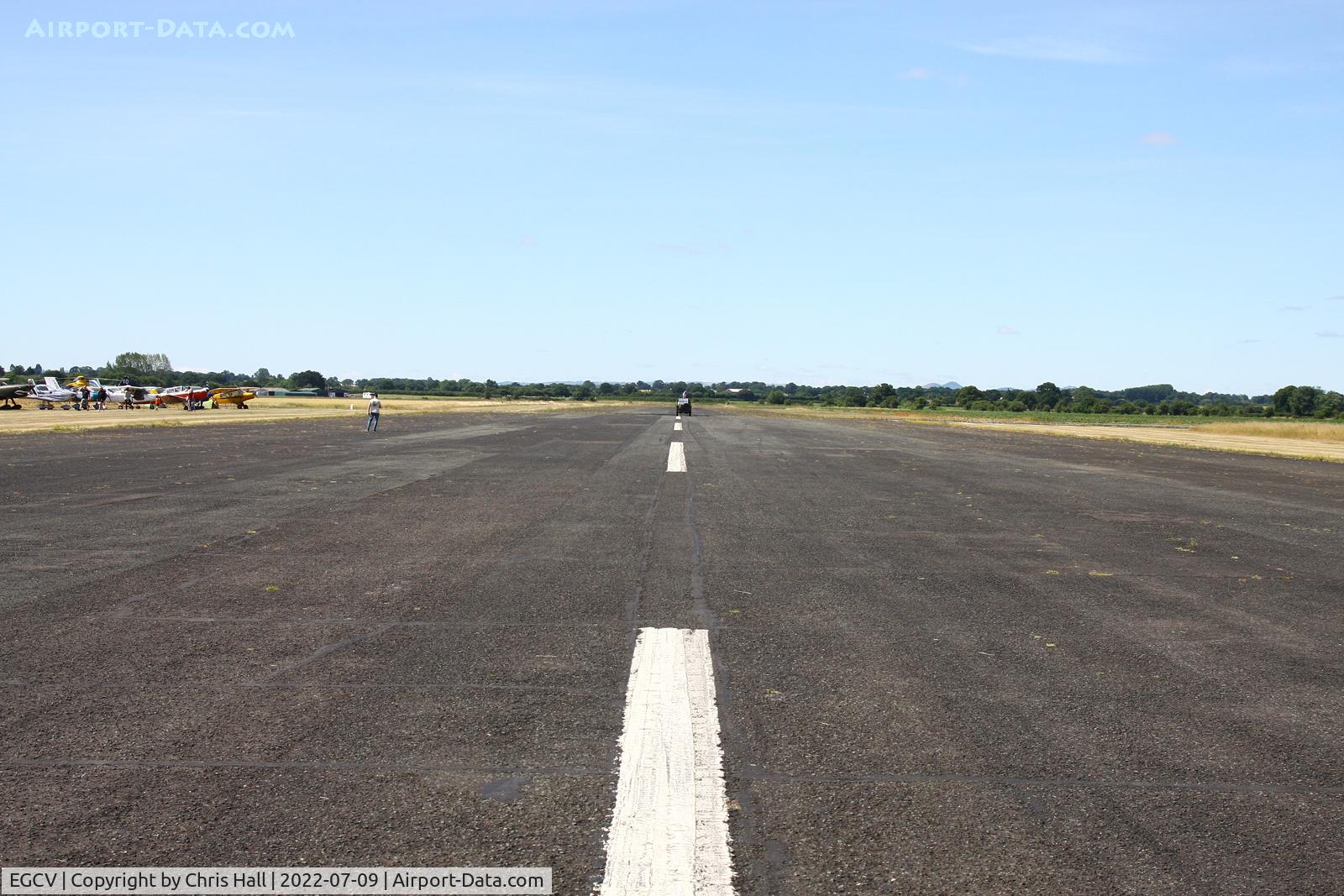 Sleap Airfield Airport, Shrewsbury, England United Kingdom (EGCV) - RW23 at Sleap
