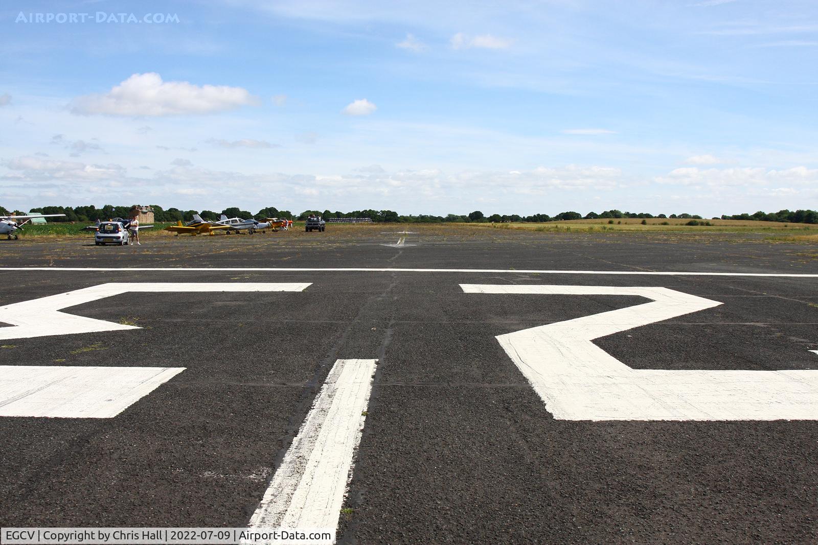 Sleap Airfield Airport, Shrewsbury, England United Kingdom (EGCV) - RW23 at Sleap