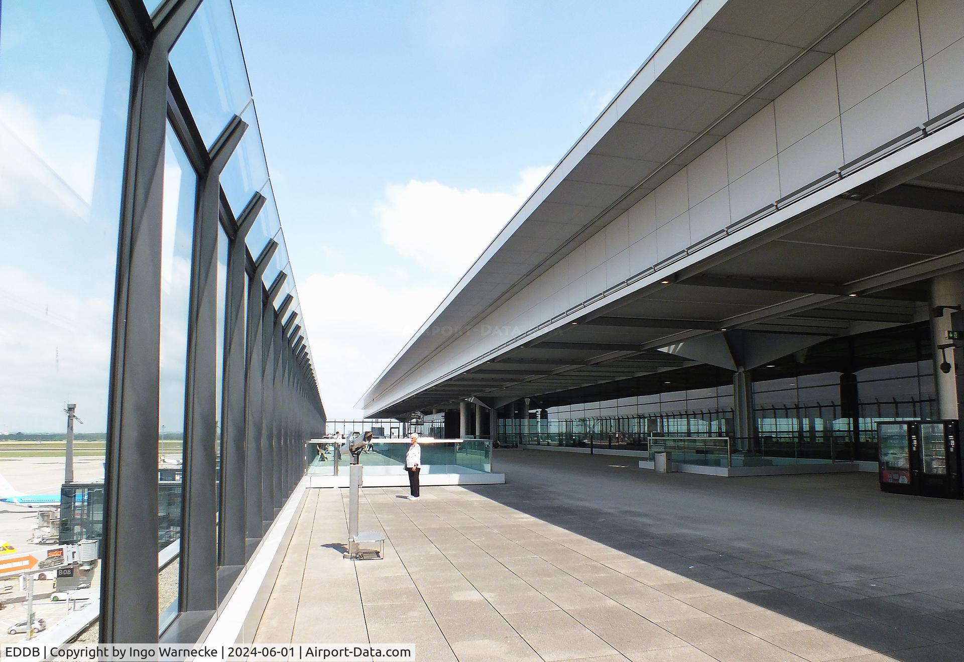 Berlin Brandenburg International Airport, Berlin Germany (EDDB) - visitors terrace at BER airport