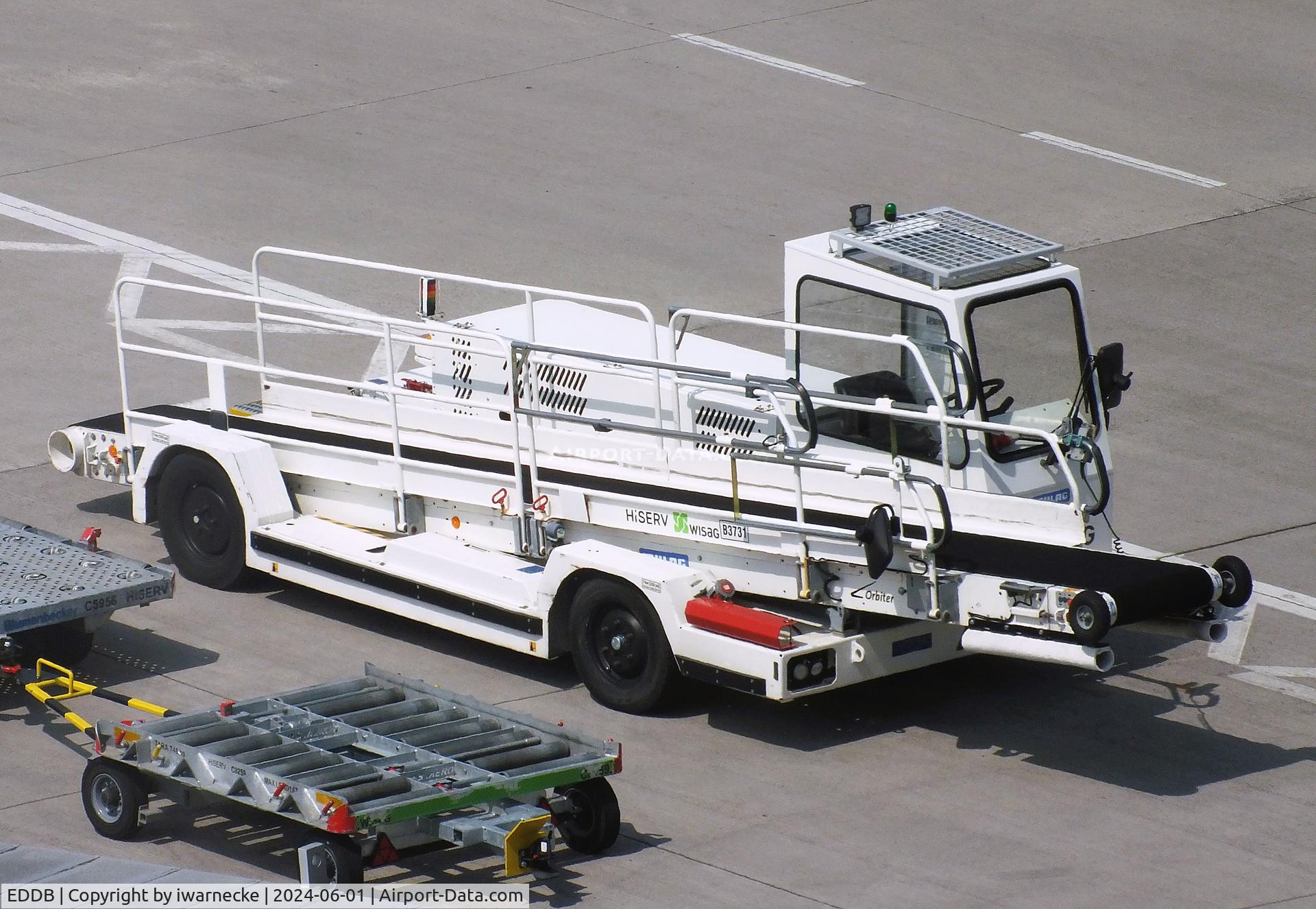 Berlin Brandenburg International Airport, Berlin Germany (EDDB) - baggage loading vehicle at BER airport #v