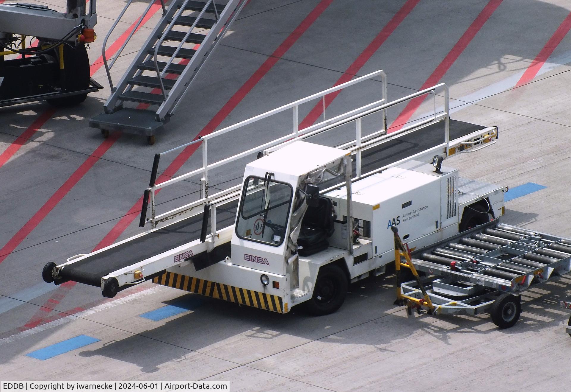Berlin Brandenburg International Airport, Berlin Germany (EDDB) - baggage loading vehicle at BER airport #v
