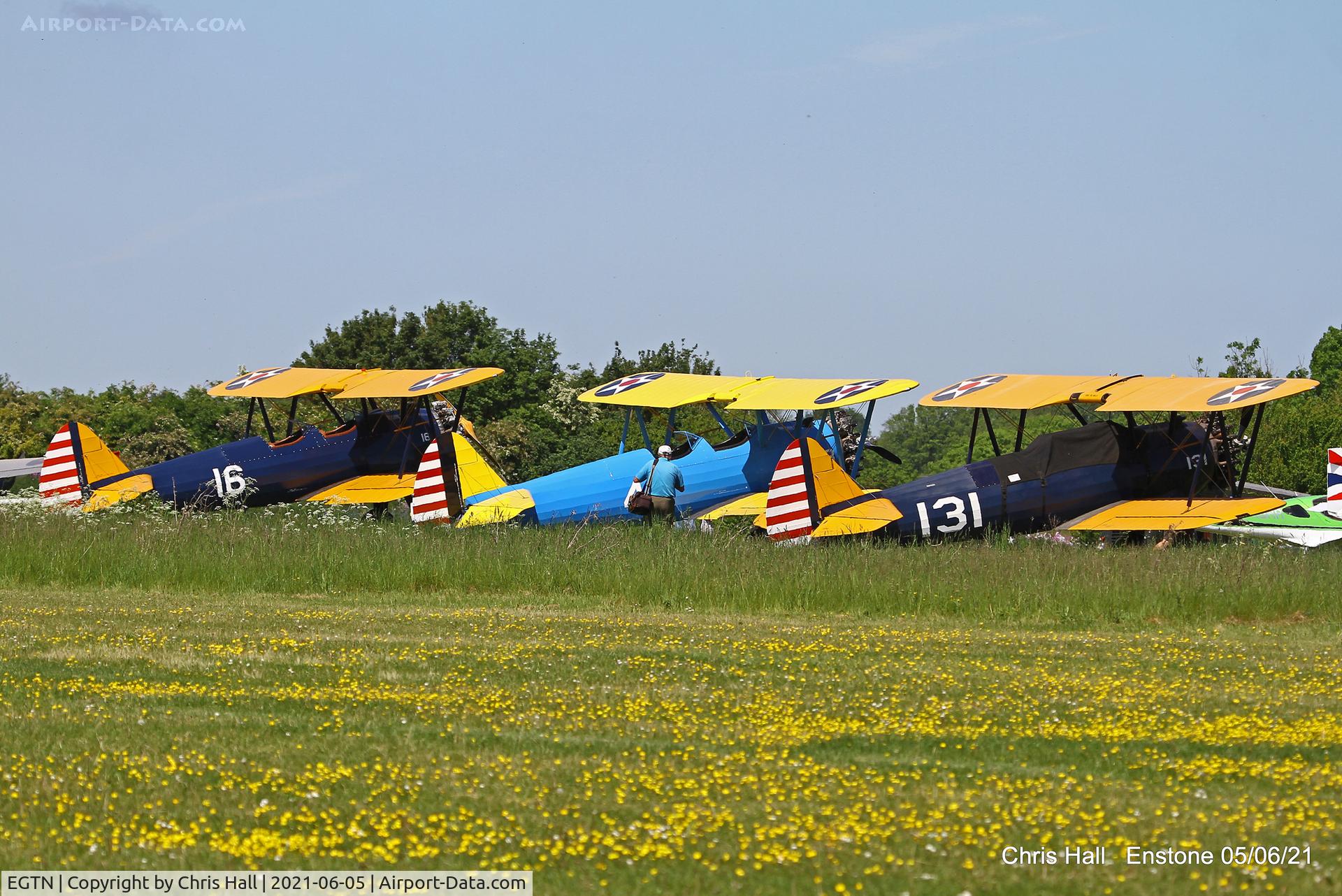 EGTN Airport - Stearmans at Enstone