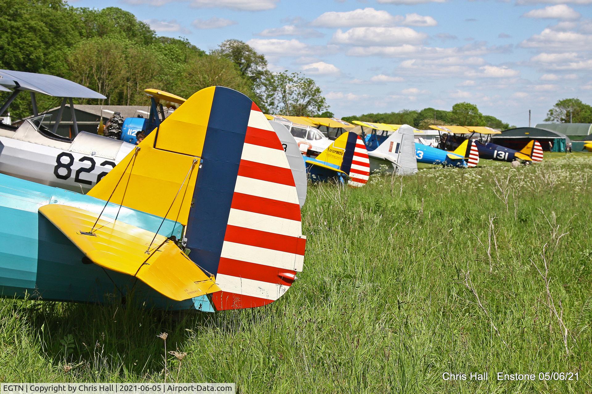 EGTN Airport - Stearmans at Enstone