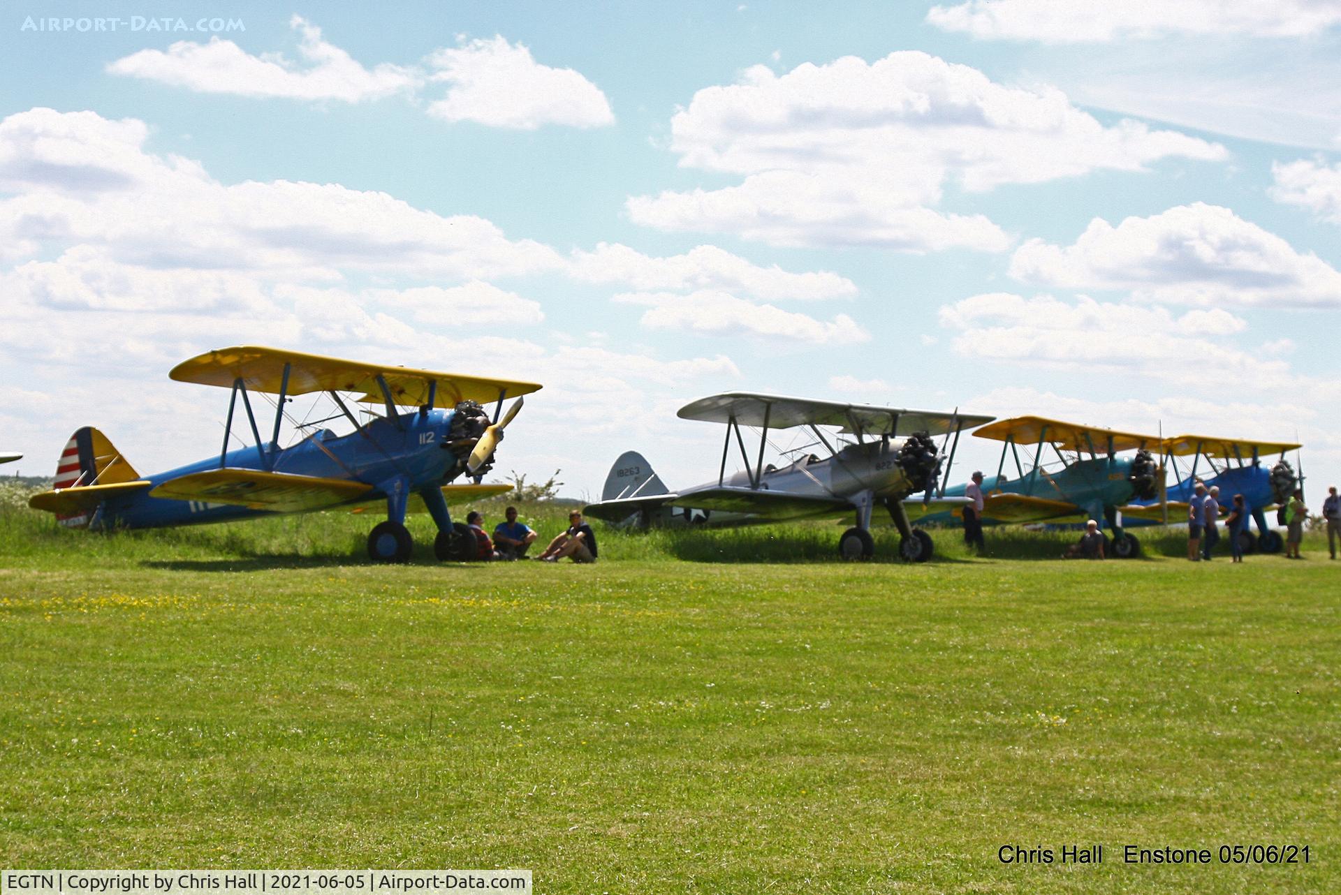 EGTN Airport - Stearmans at Enstone