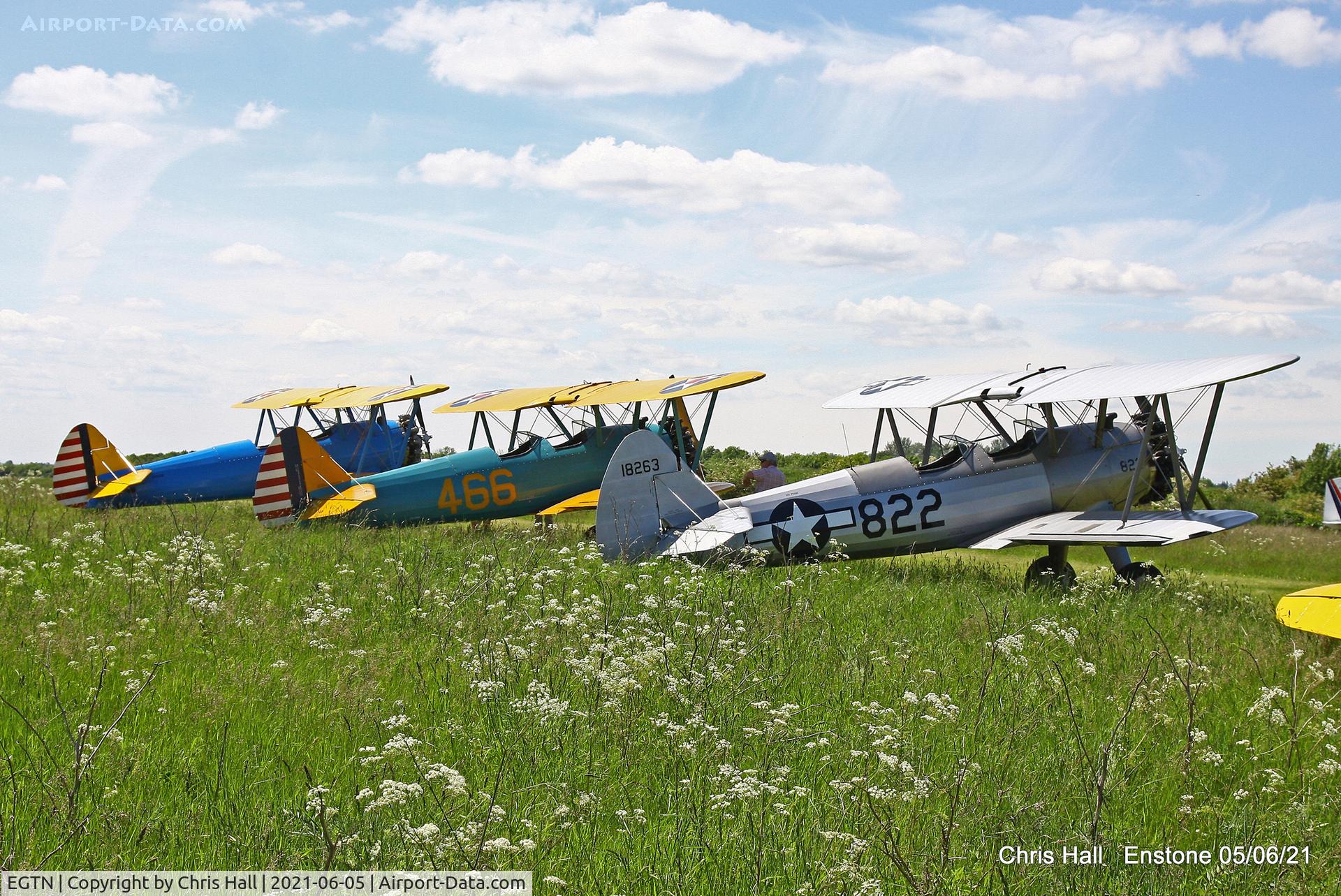 EGTN Airport - Stearmans at Enstone