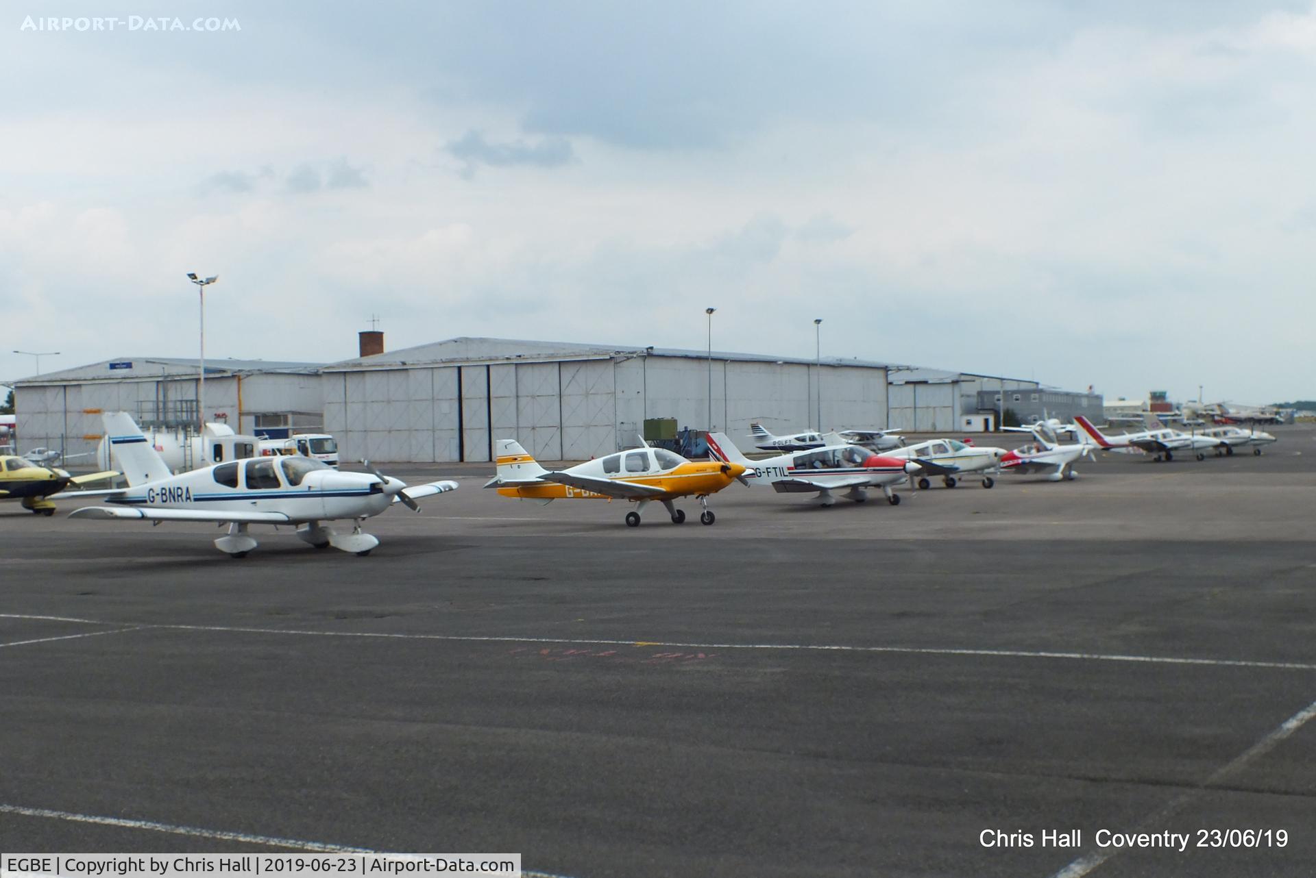 Coventry Airport, Coventry, England United Kingdom (EGBE) - Project Propeller fly in, Coventry