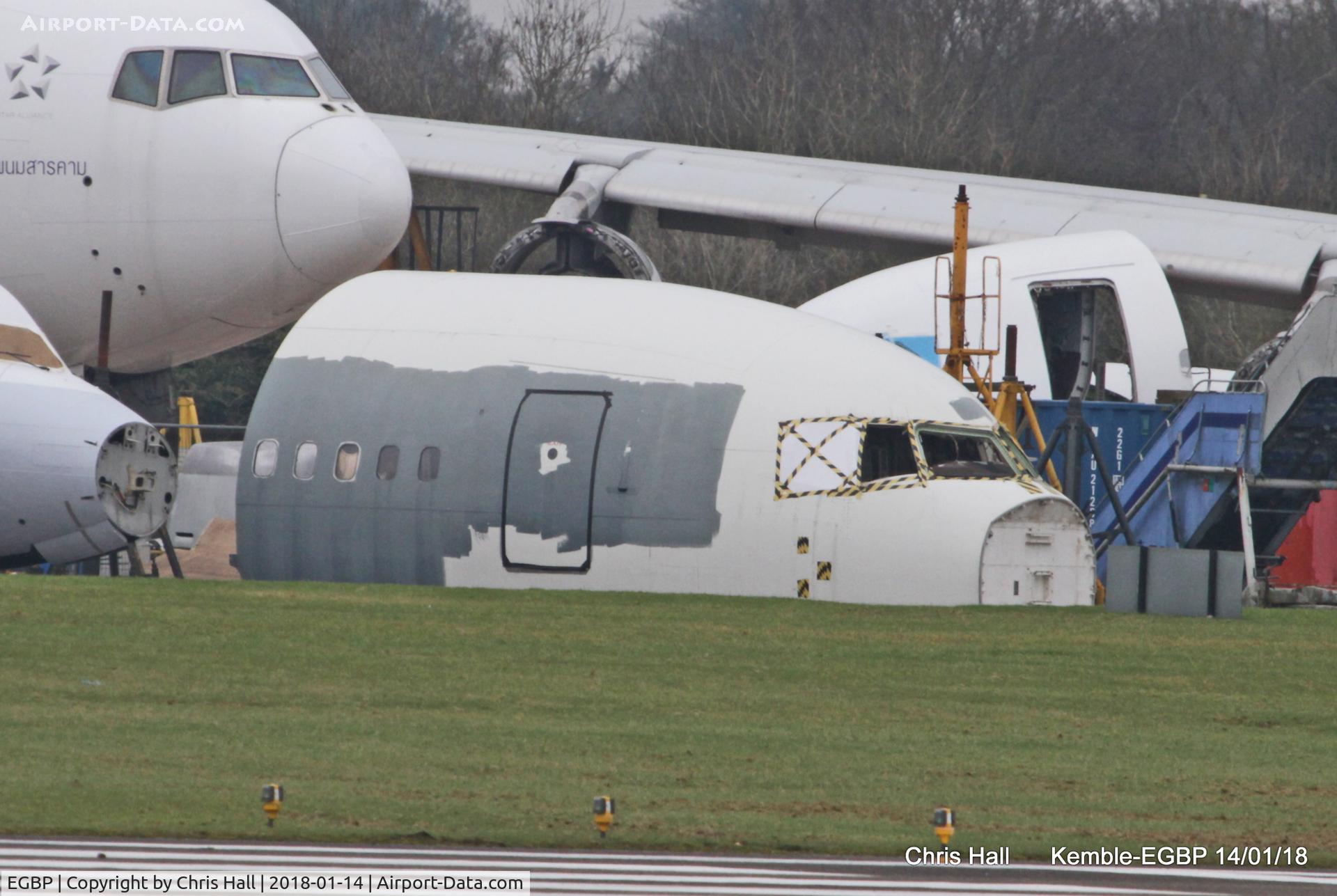 Kemble Airport, Kemble, England United Kingdom (EGBP) - in the scrapping area at Kemble