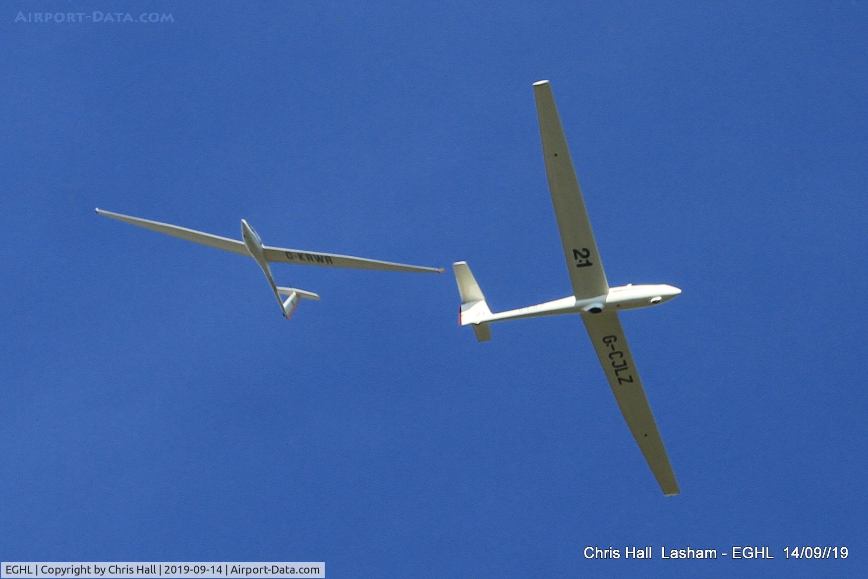 Lasham Airfield Airport, Basingstoke, England United Kingdom (EGHL) - Gliders over Lasham