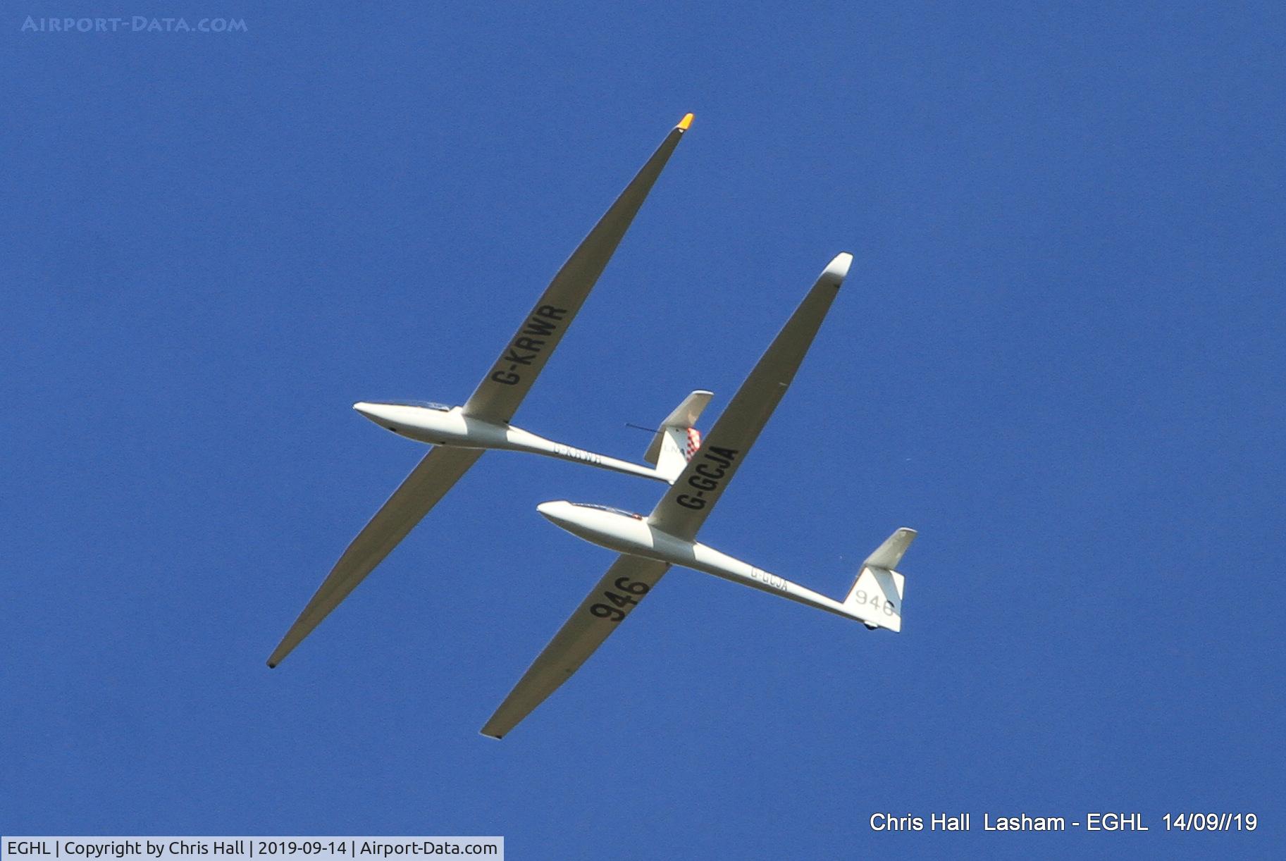 Lasham Airfield Airport, Basingstoke, England United Kingdom (EGHL) - Gliders over Lasham