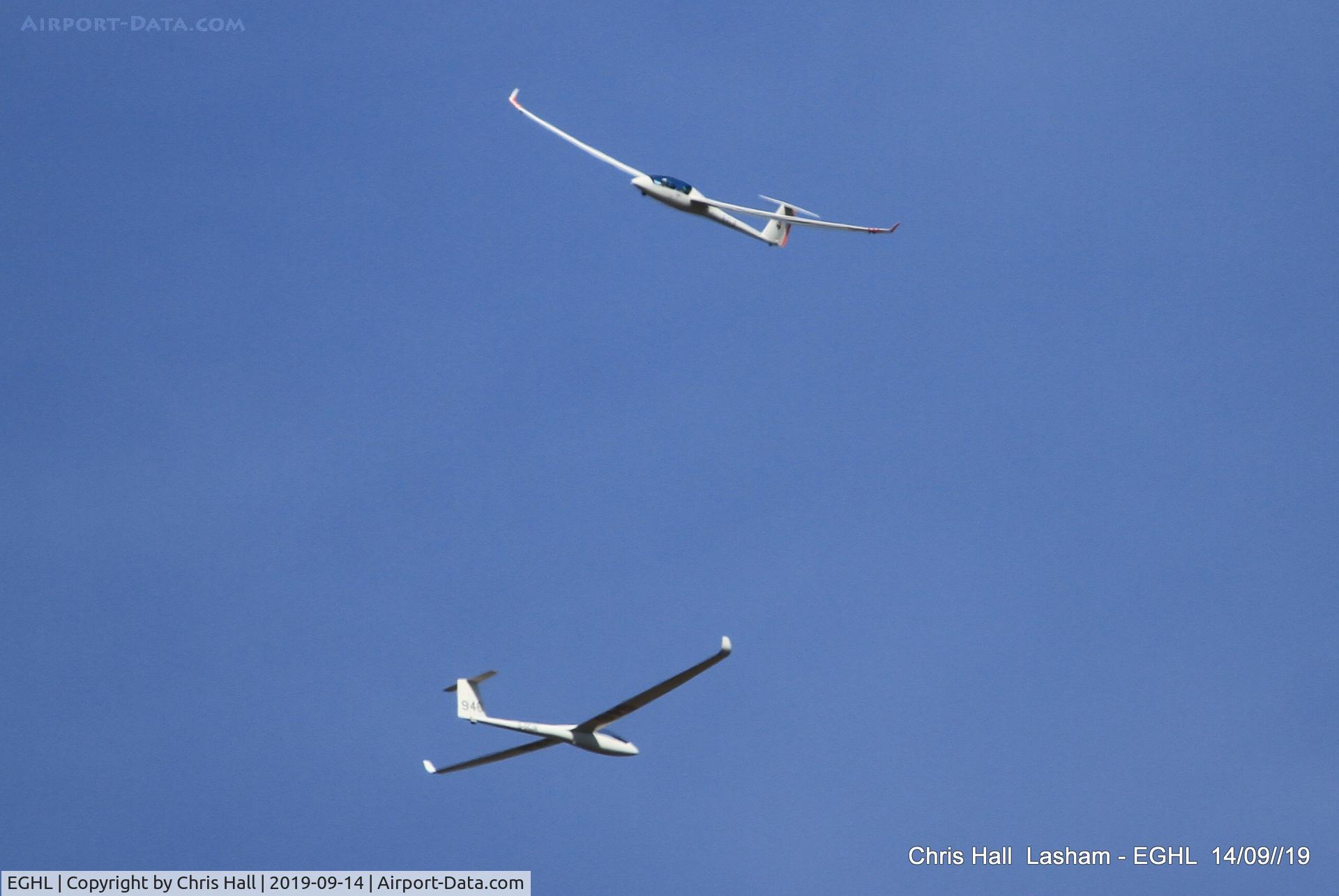 Lasham Airfield Airport, Basingstoke, England United Kingdom (EGHL) - Gliders over Lasham