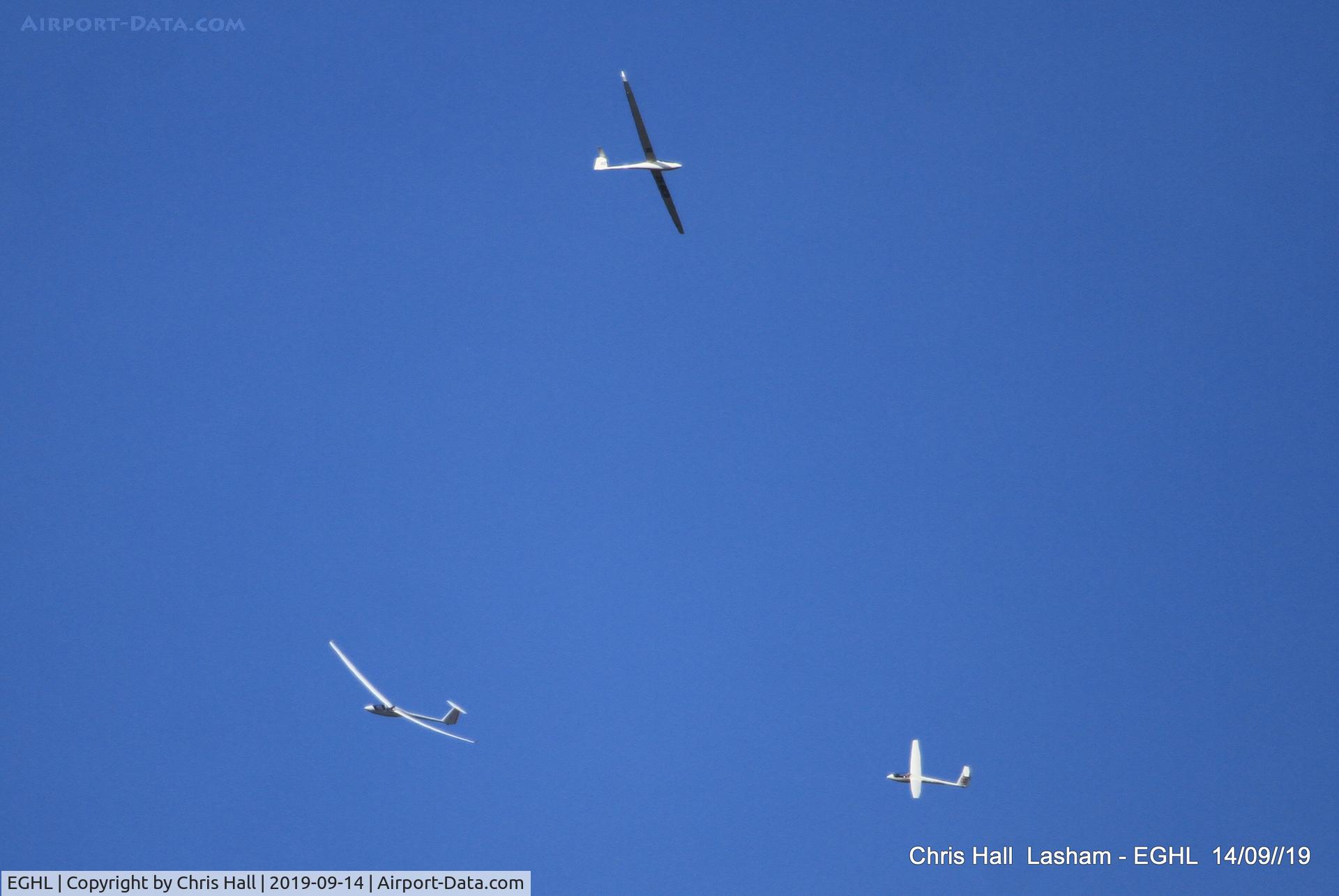 Lasham Airfield Airport, Basingstoke, England United Kingdom (EGHL) - Gliders over Lasham